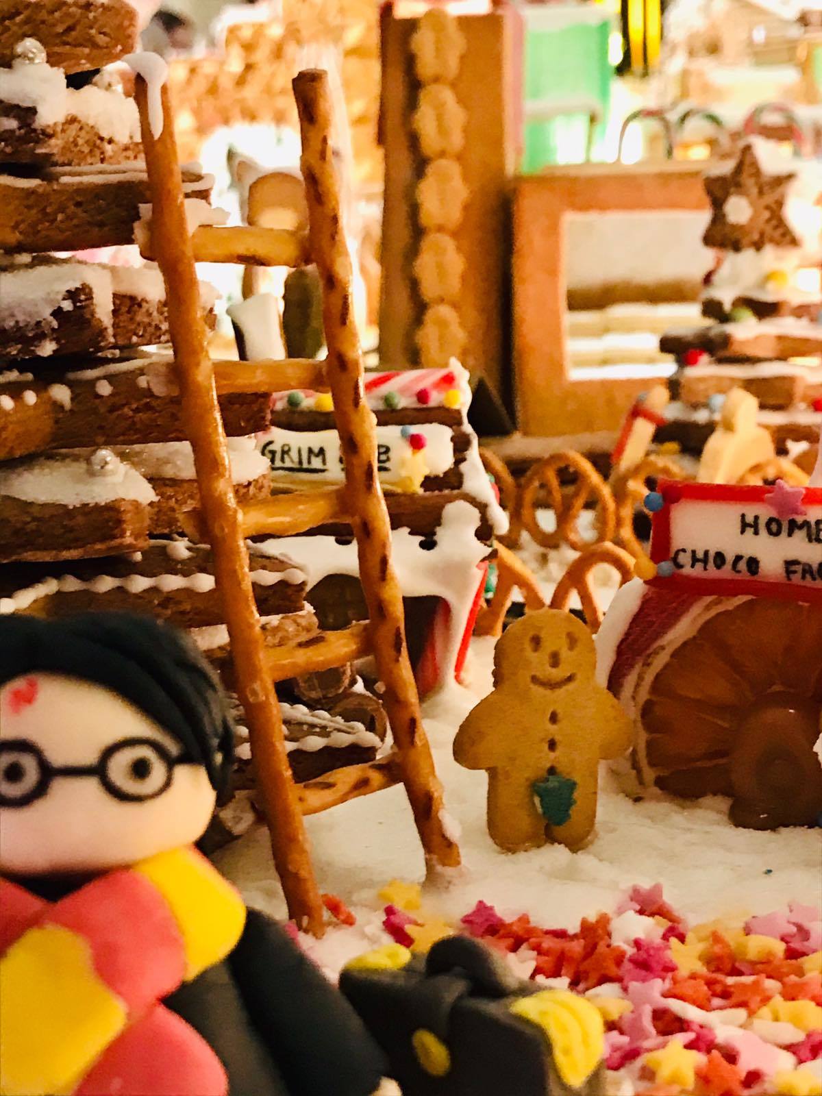 Exhibition of gingerbread houses - My, Gingerbread house, Gingerbread man, Exhibition, Cooking, Bakery products, Longpost