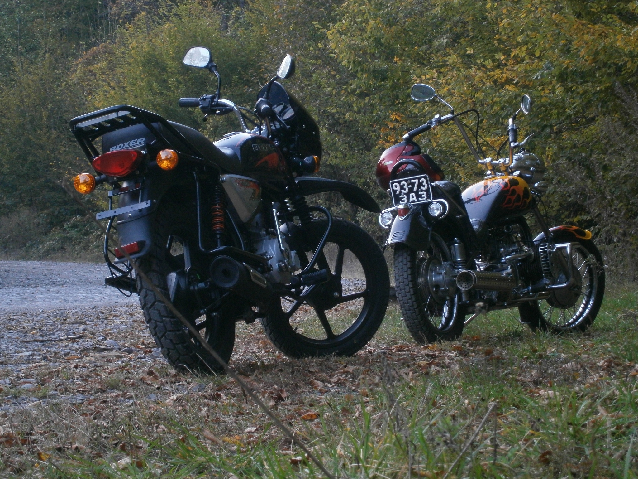 Autumn rides with dad (750cc, 150cc) - My, M-72, Autumn, Carpathians, Longpost