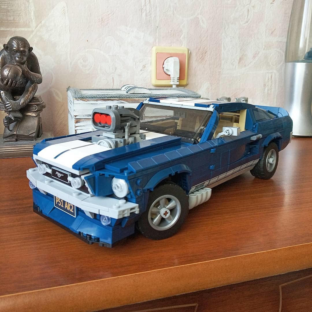 Assembly of Ford Mustang GT 1967 (Lepin, 21047) [Option-1 & 2] - My, Ford Mustang GT, Ford mustang, Constructor, Lepin, Longpost