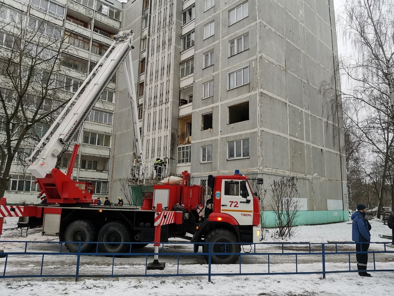 Последствия взрыва в Твери | Пикабу