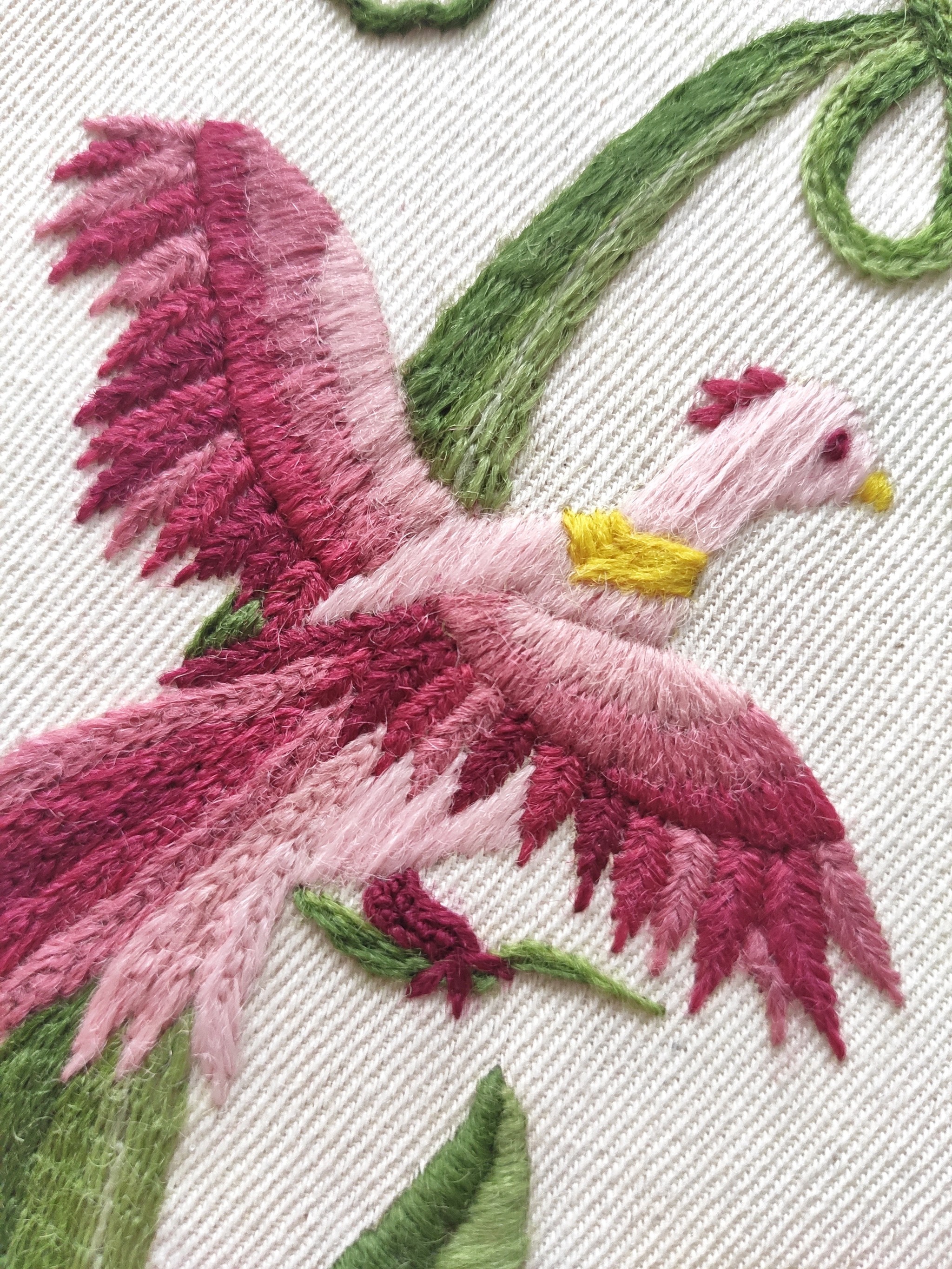 Jacobean embroidery - My, Handmade, Embroidery, Minsk, Longpost, Needlework without process