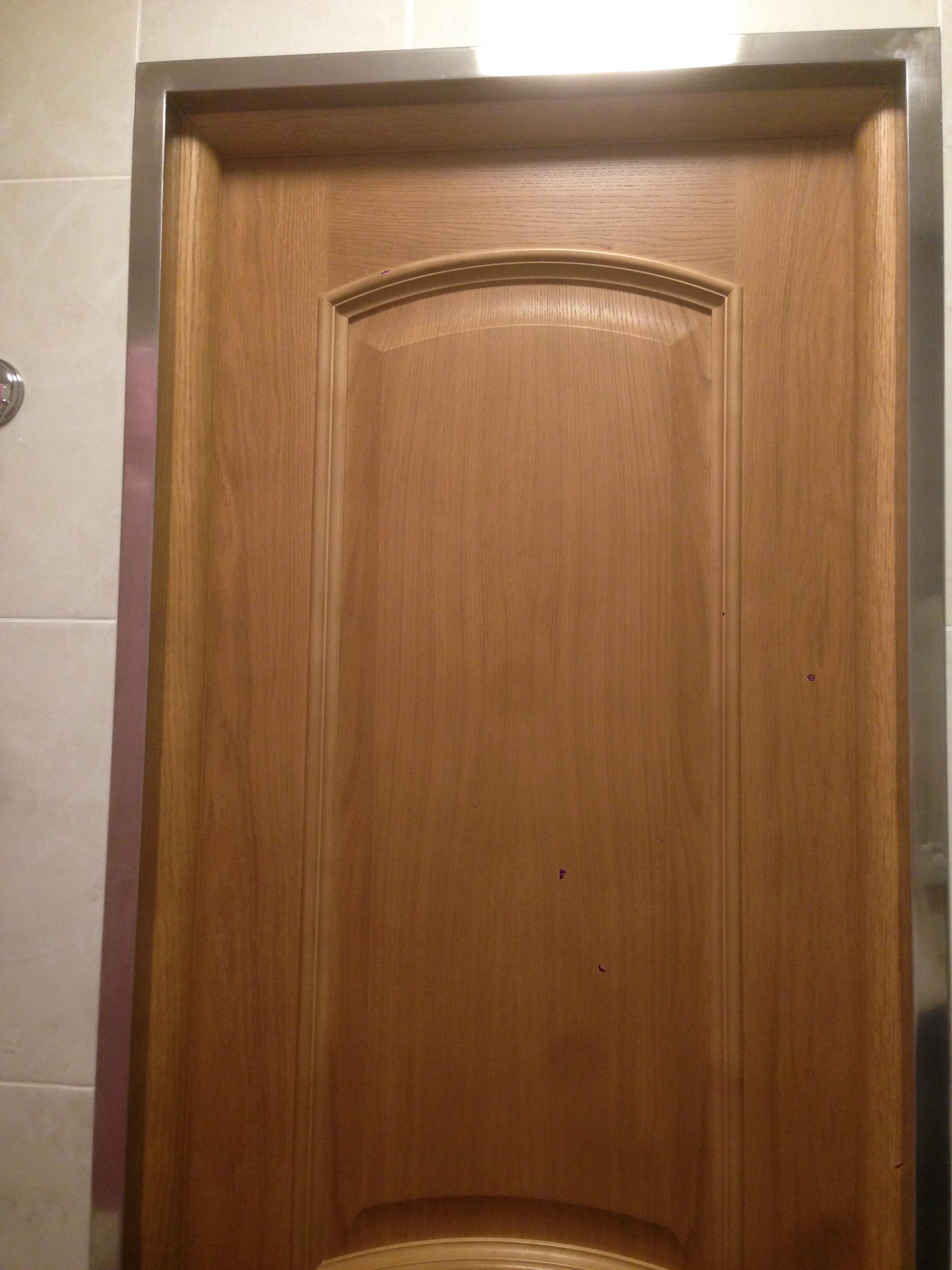 Experience with installing a bathroom door - My, Bathroom, Door, Platbands, Threshold, Longpost