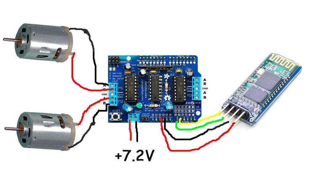 Bluetooth машинка Arduino - Моё, Arduino, Hc-05, Видео, Длиннопост