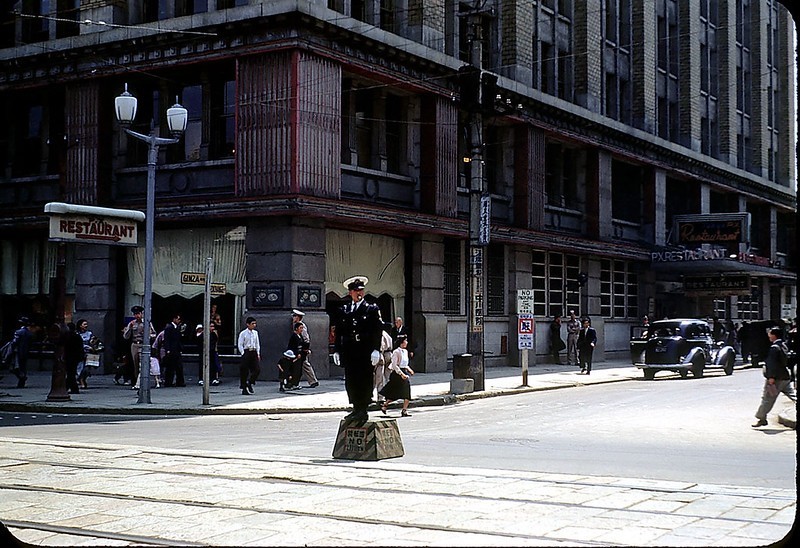 Токио 1950-е годы - Япония, Токио, Длиннопост, 50-е