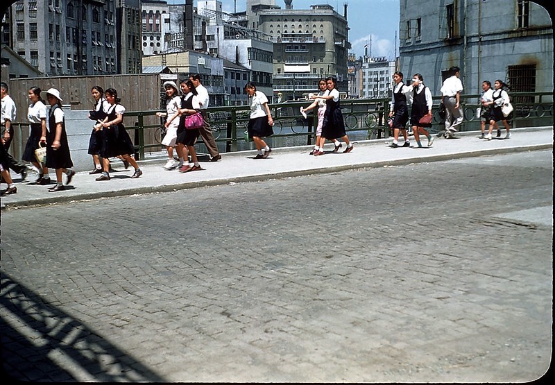 Токио 1950-е годы - Япония, Токио, Длиннопост, 50-е