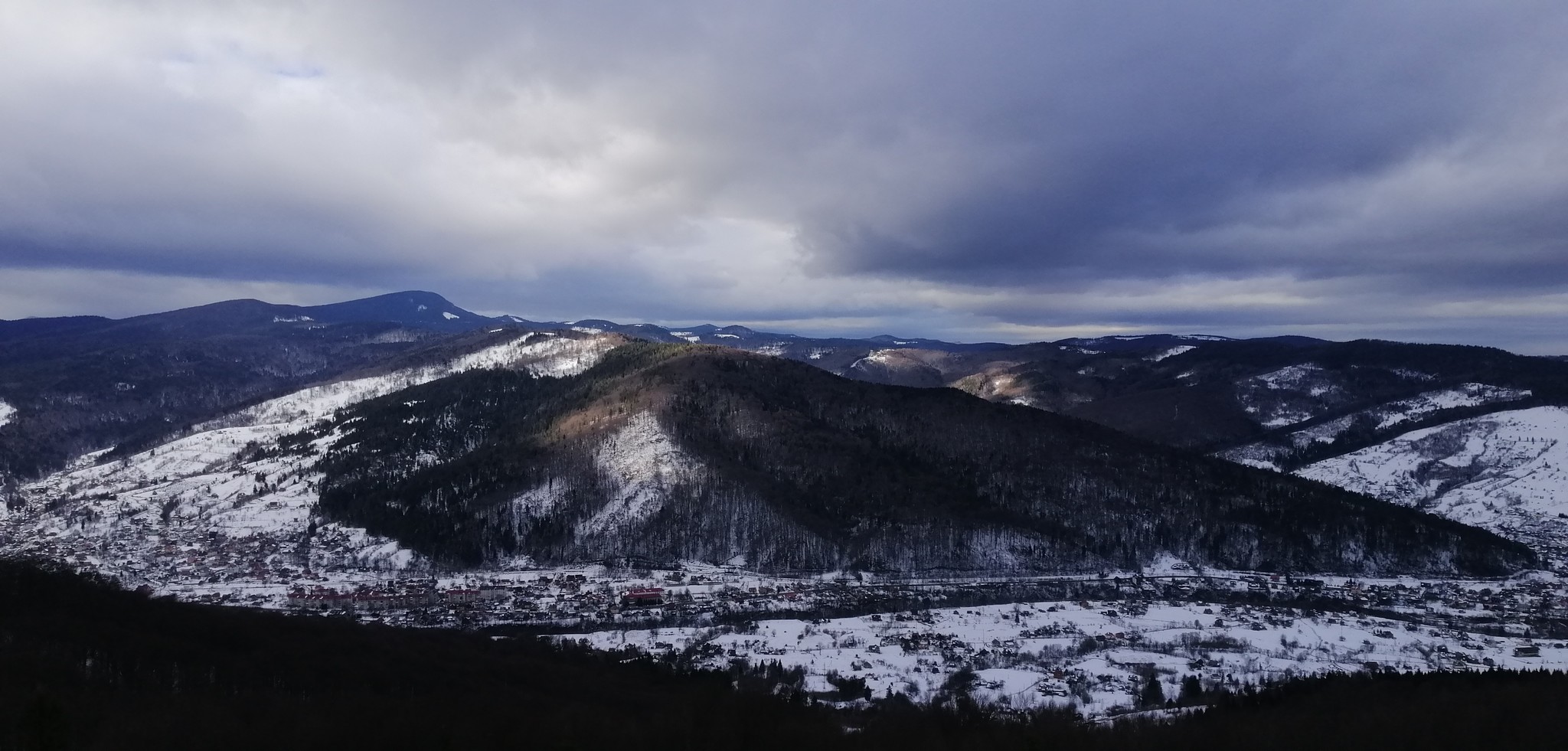 Winter landscapes of the Carpathians - My, Carpathians, The mountains, The winter is coming, Longpost