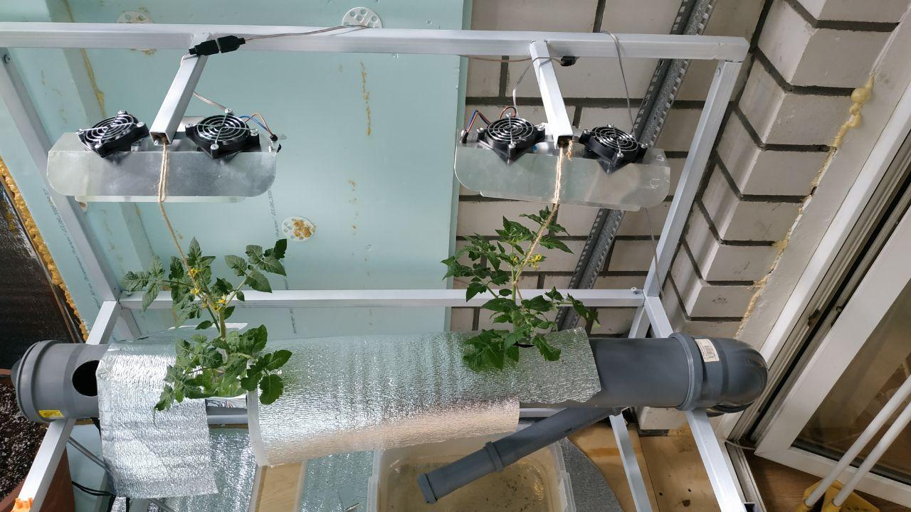 This hydroponics again: installation V. 7.0 - My, Hydroponics, With your own hands, Cherry tomatoes, I'm an engineer with my mother, Longpost