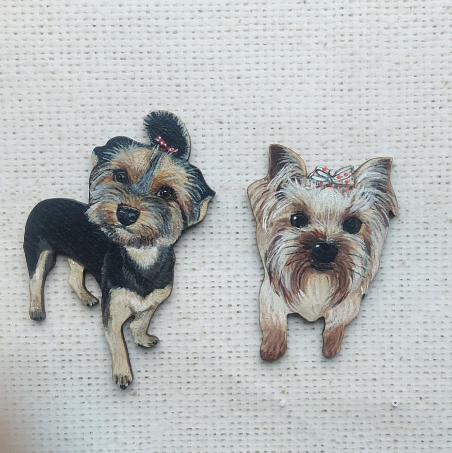 Animal portraits in acrylic on wood - My, Needlework without process, Learning to draw, Painting, Portrait, Longpost, cat, Dog, Fox