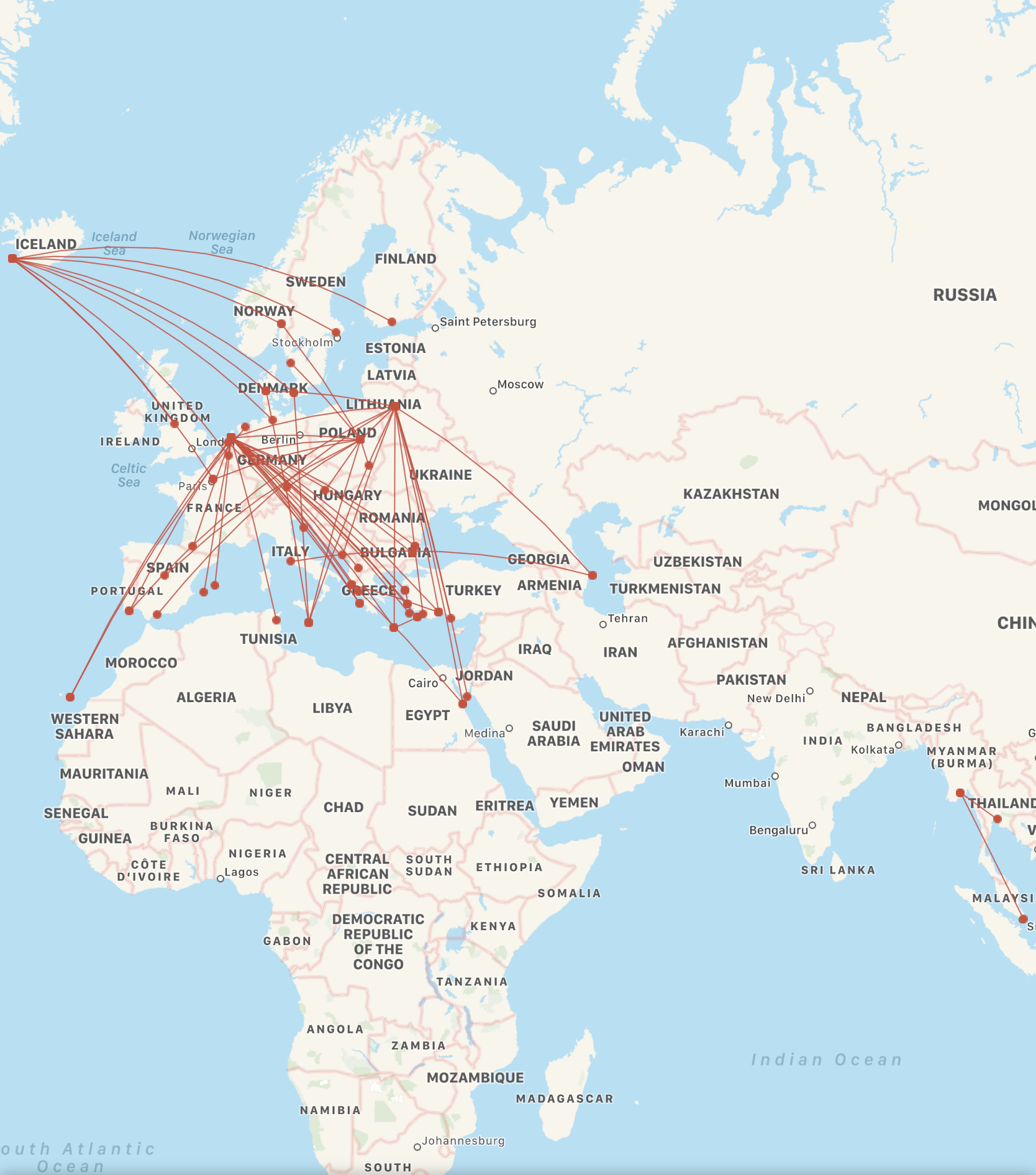 Итоги года 2019: pilot version - Моё, Авиация, Полет, Карты, Путешествия, Длиннопост