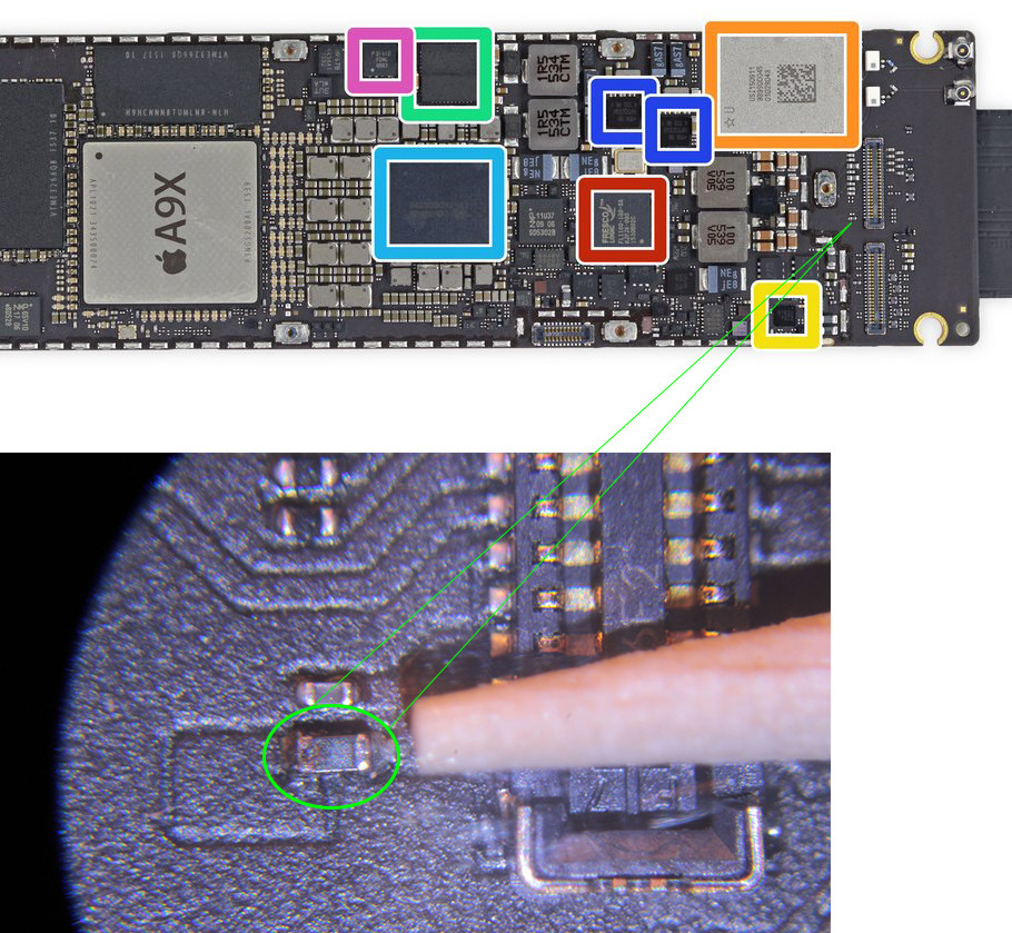 Help with a circuit or resistor value on ipad pro 12.9 2015 (a1652) - My, Ipad PRO, Apple, Resistor, Repair of equipment