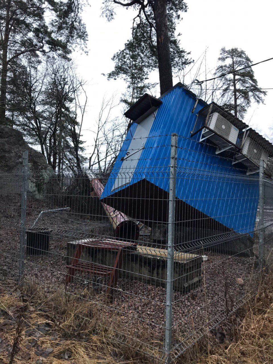 Strong wind in Vyborg. Damage of several million for the operator - Base Station, Wind, Longpost, Damage