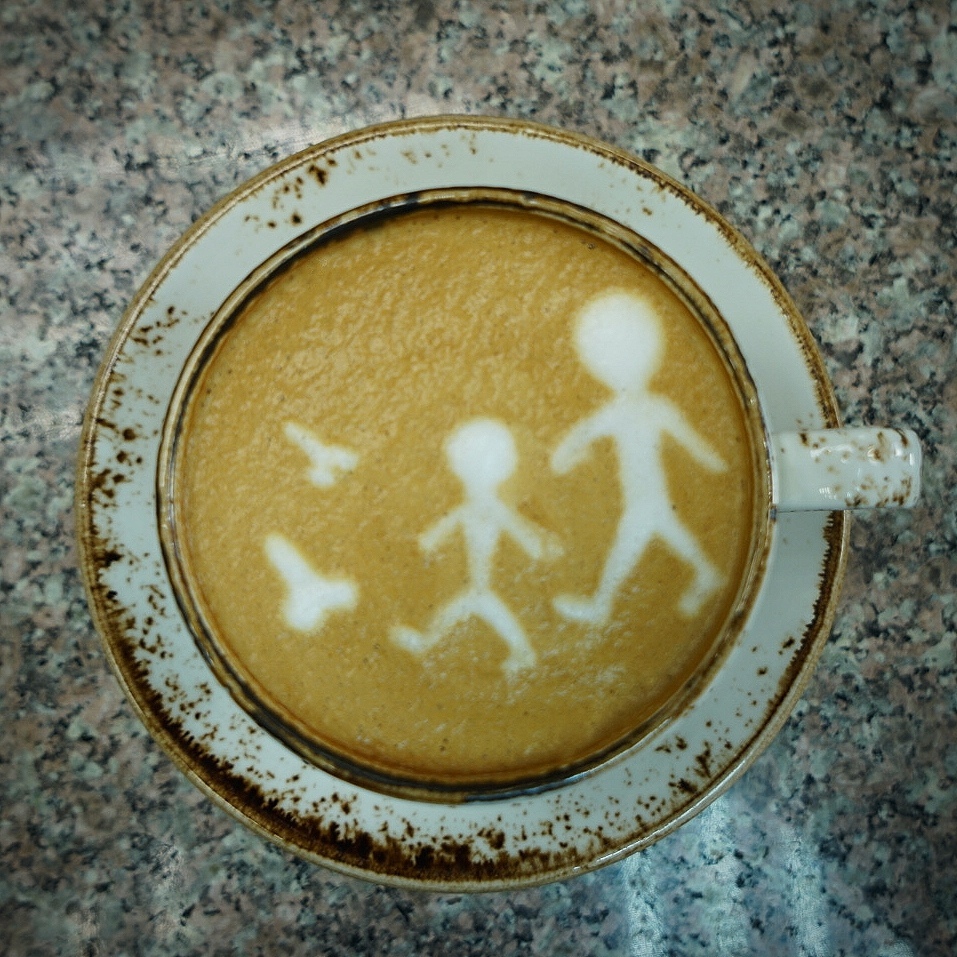 The latte art we deserve - NSFW, My, Coffee, Latte art, coffee house, Barista, Cappuccino, Longpost, Penis