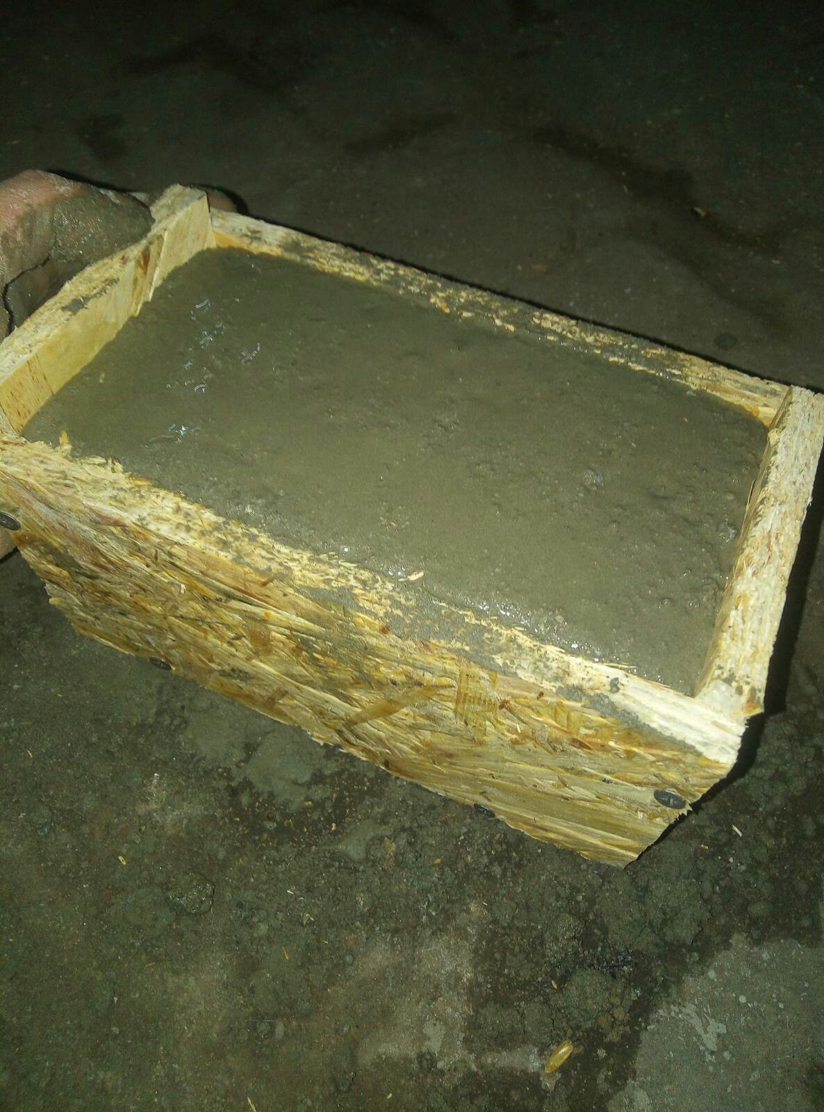 DIY slag concrete brick - My, Bricks, With your own hands, Slag, Cement, Longpost, Needlework with process