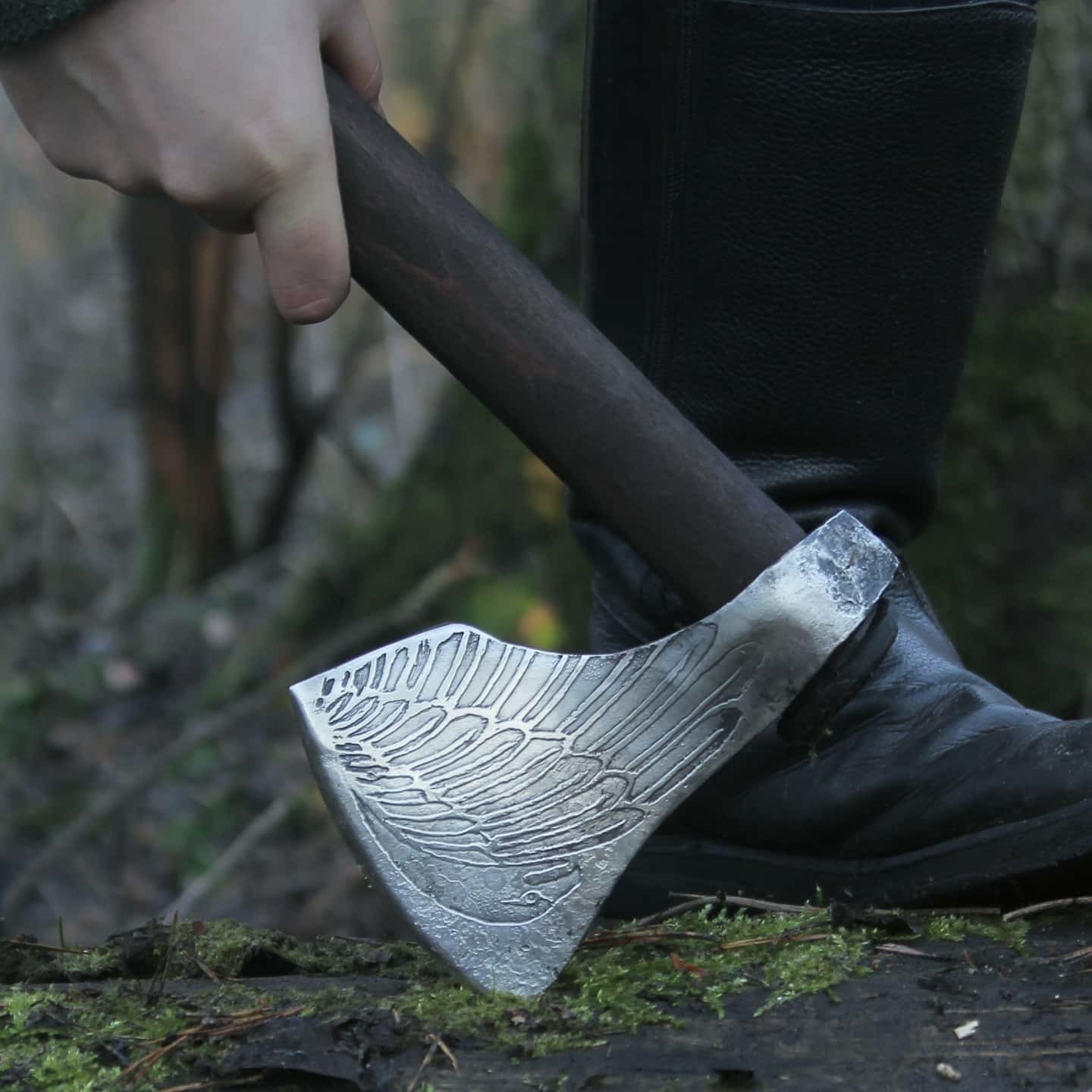 Forged ax - My, Handmade, Forging, Axe, Longpost