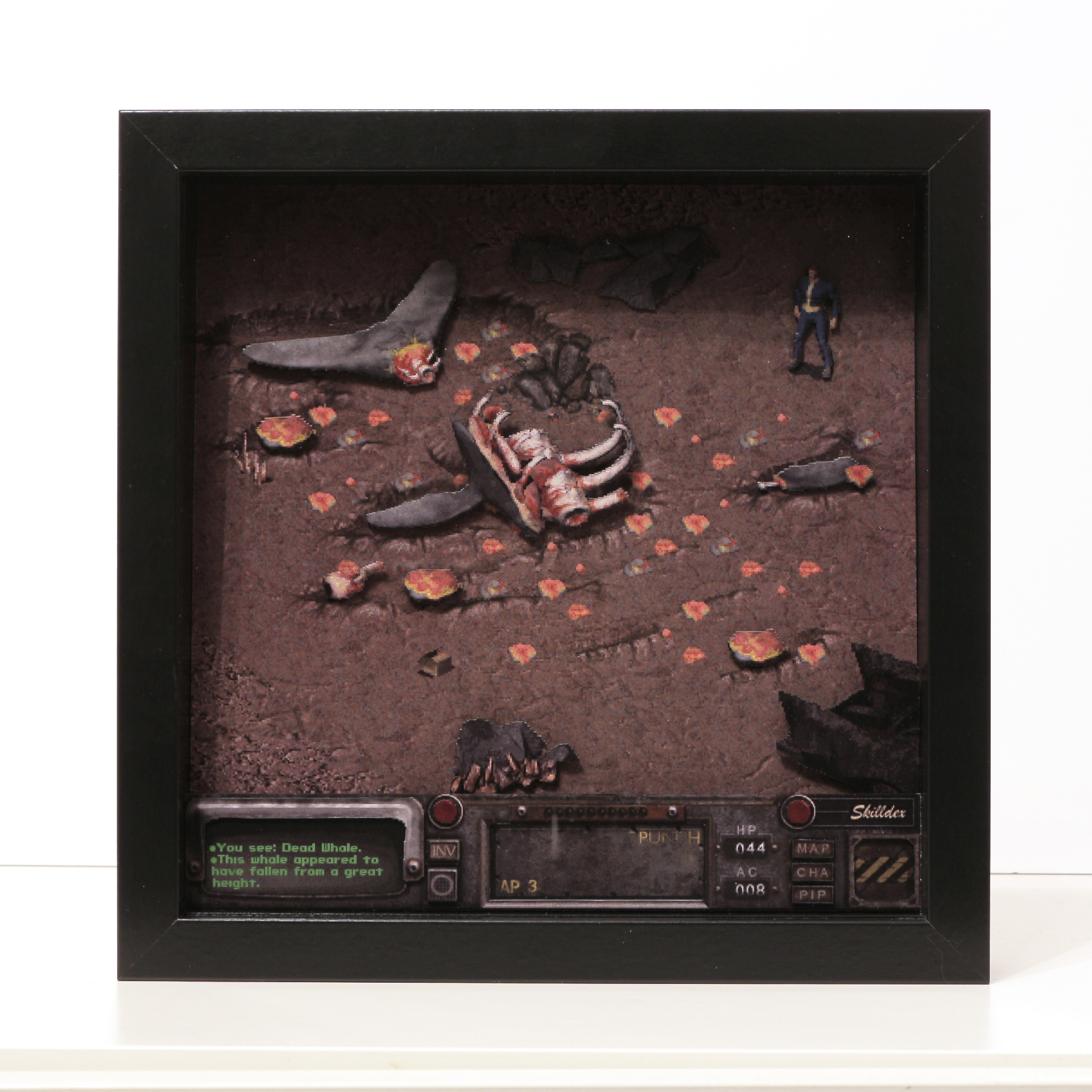 Diorama based on the game Fallout 2 - My, Diorama, Games, Fallout, Nostalgia, With your own hands, Longpost