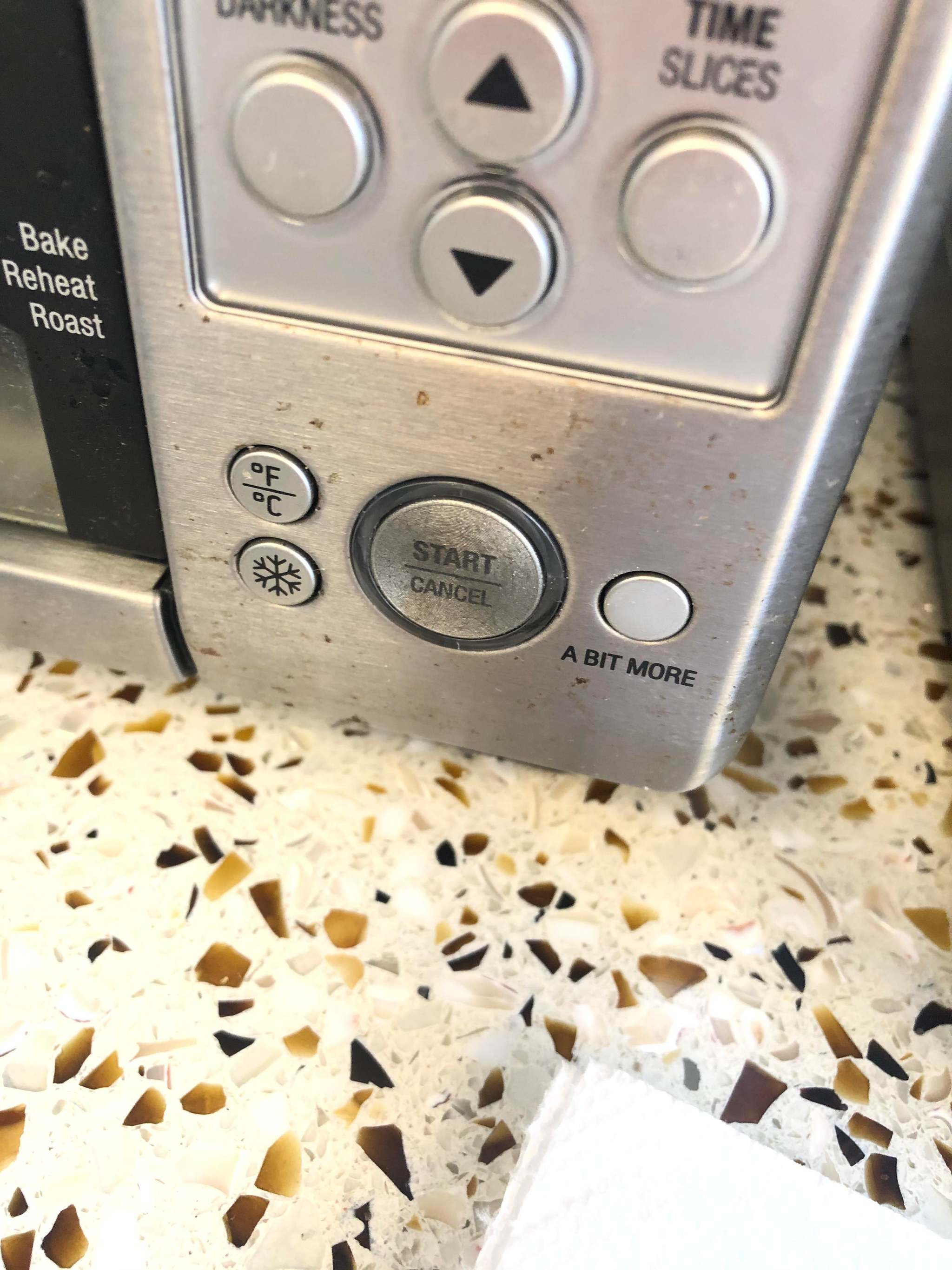 “A little more” button on the microwave - Microwave, Button, Time, Timer