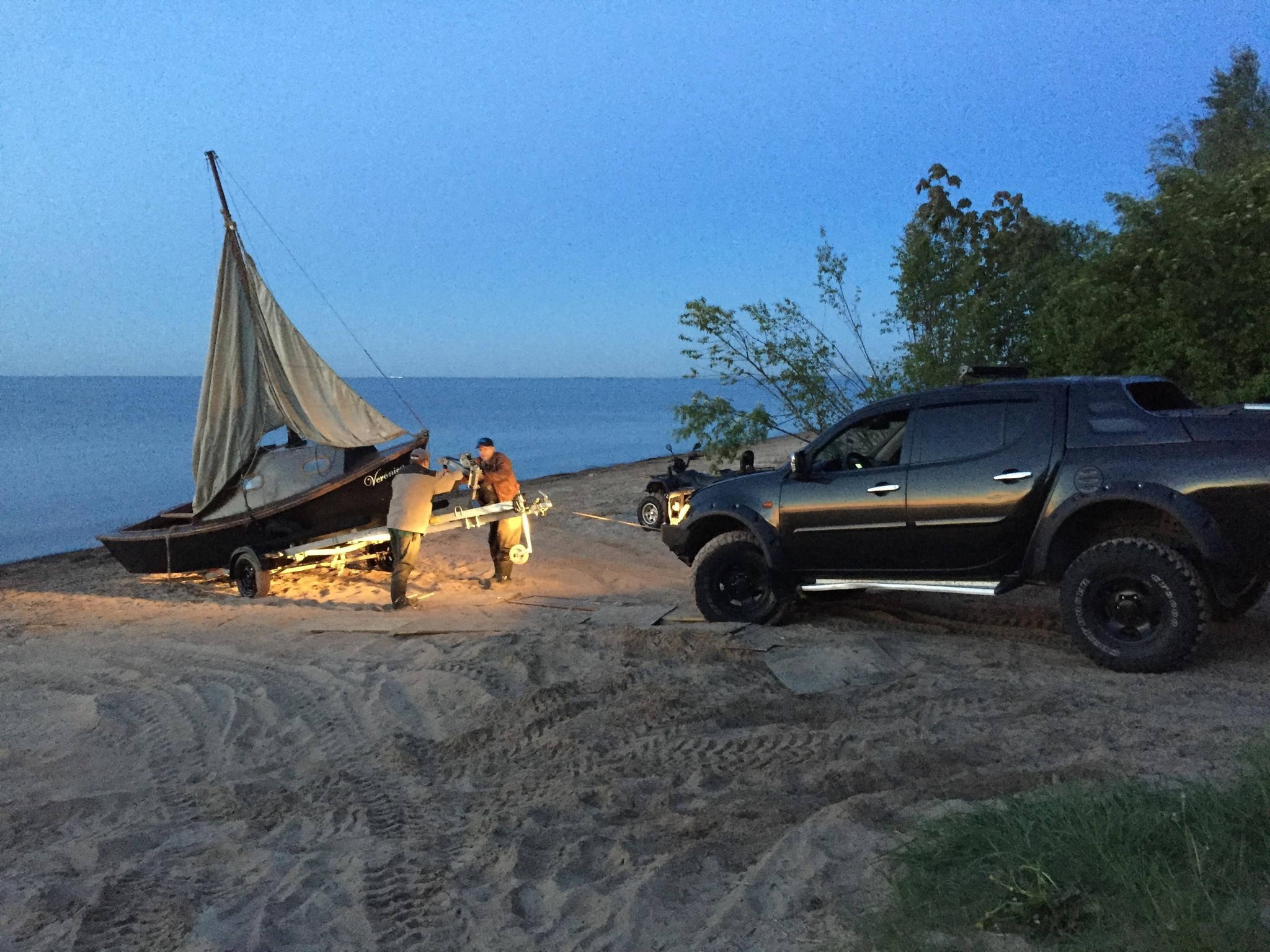 Fishing on a yacht - Sunset, The rescue, Ladoga, Help, Off road, SUV, Offroad, Longpost