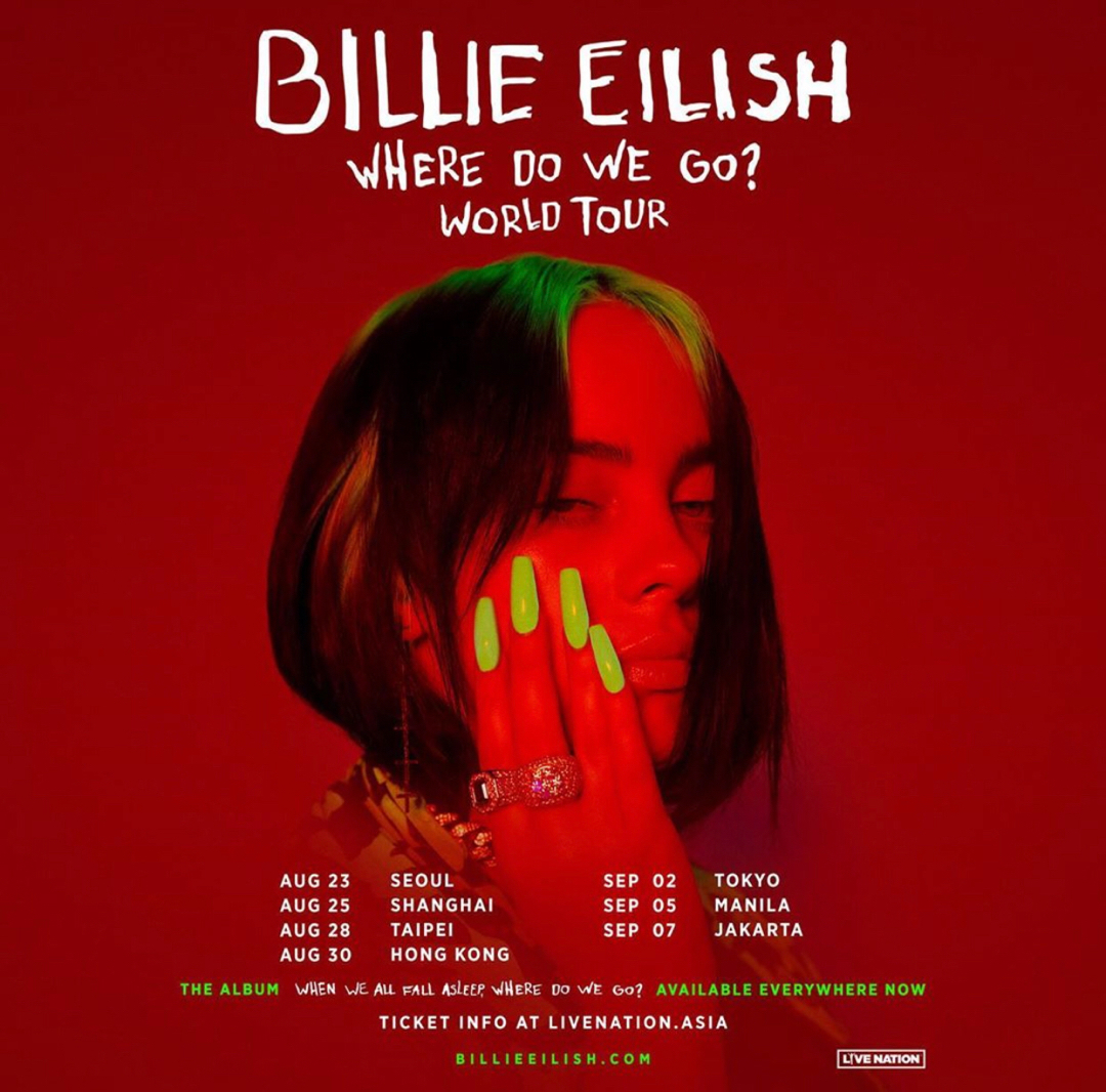 Is Billy going on tour again? - Asia, Tour, Billie Eilish