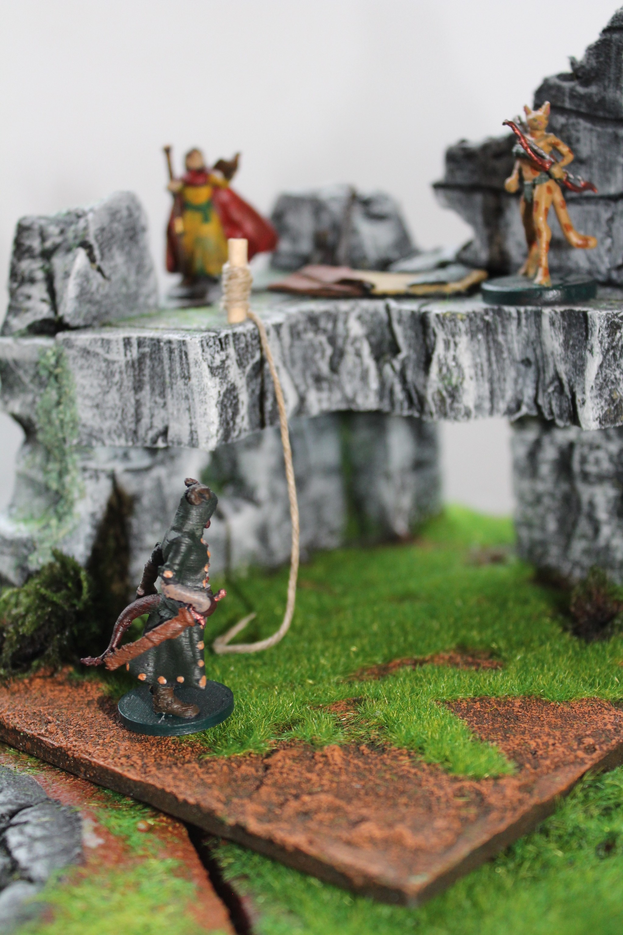 Attempt at terrain - My, Dungeons & dragons, Tabletop role-playing games, Terrane, Longpost