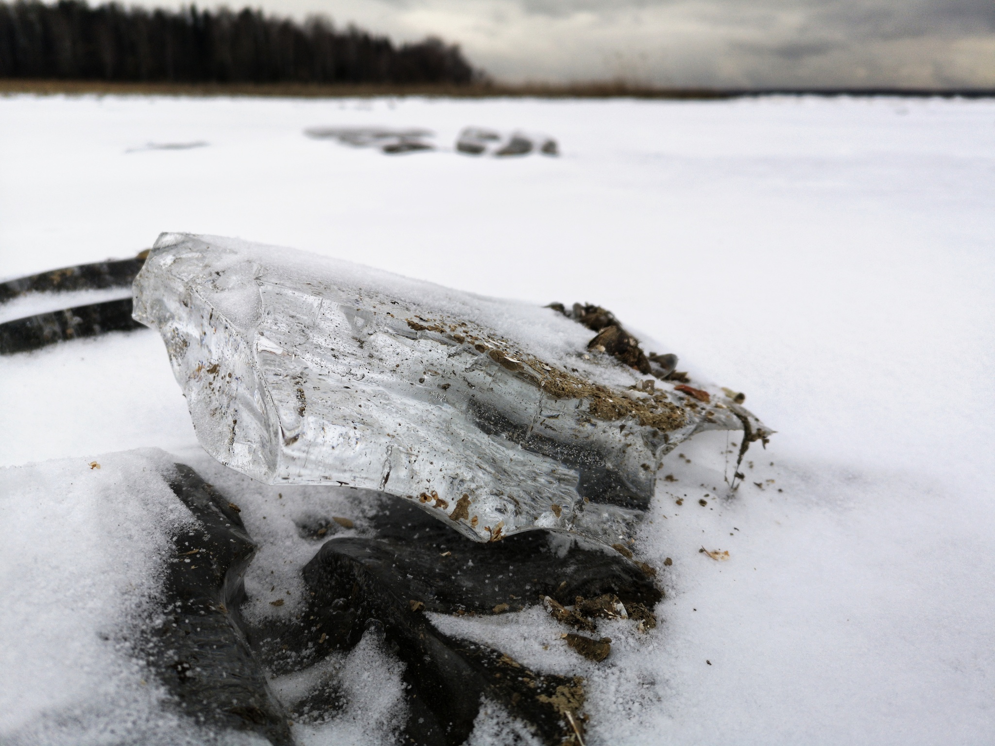 Along the beaches of the Uchinsky reservoir - My, A bike, Winter, Longpost