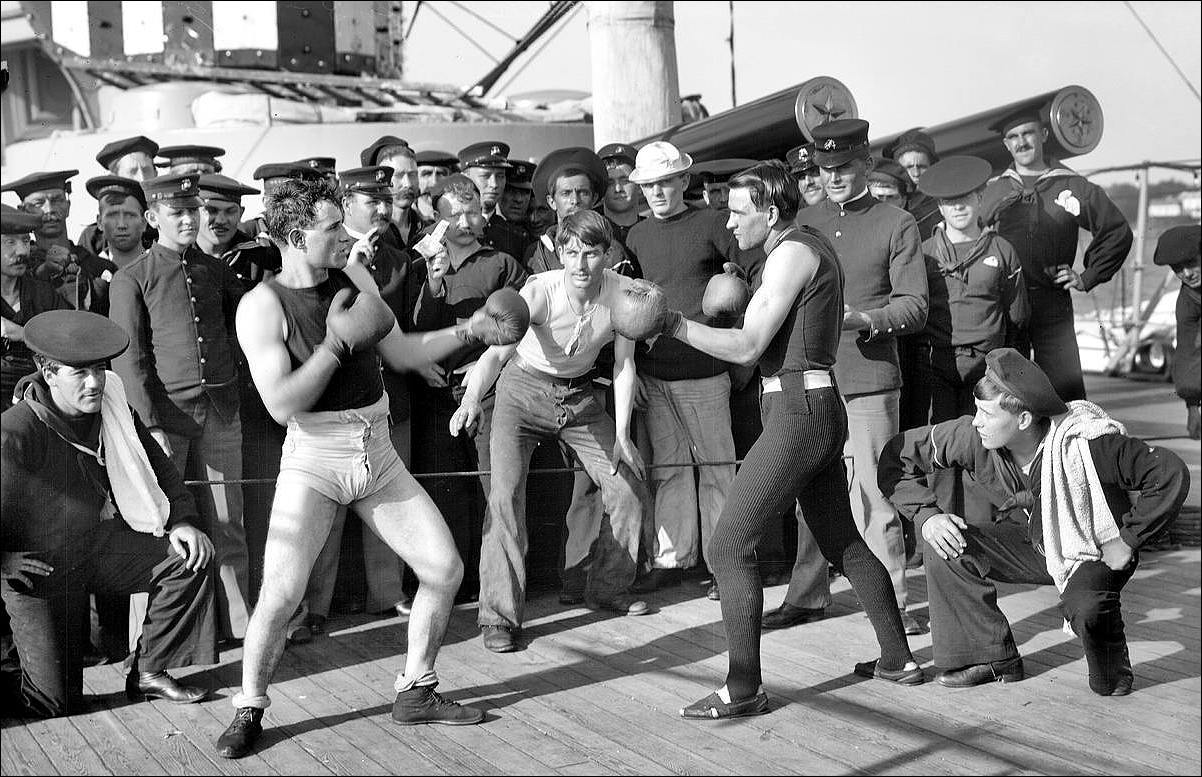 Was there any sport in the Russian navy, or at least physical training? - My, Fleet, Story, Sailors, Sport, Interesting, Longpost