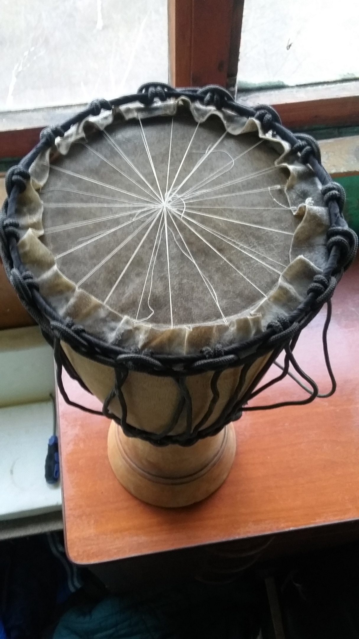 Restoration of the djembe - My, Djembe, Drums, Recovery, Restoration, Musical instruments, Needlework with process, Needlework, Longpost