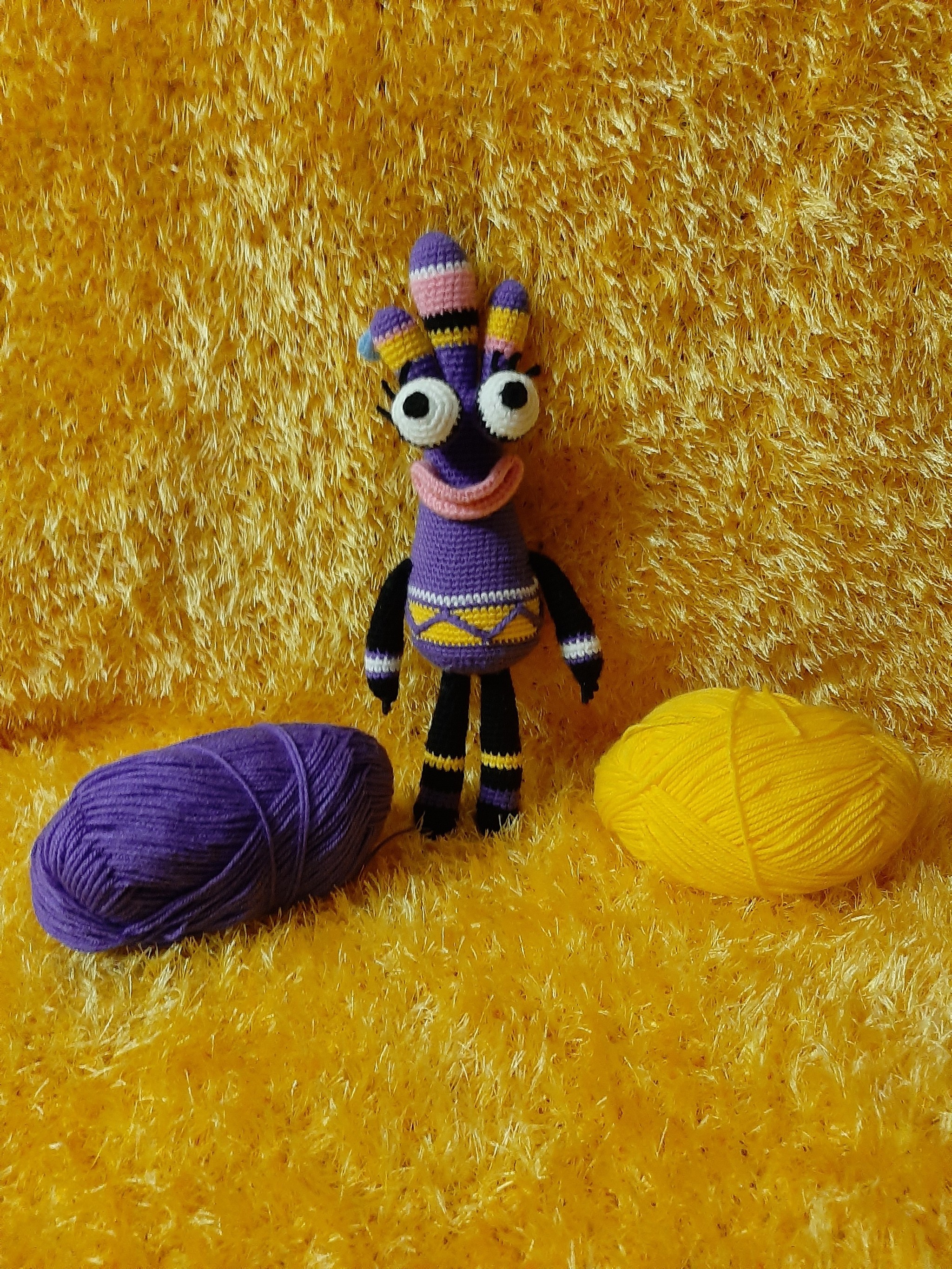 Yusi) - My, Crochet, Characters (edit), Cartoon characters, Longpost