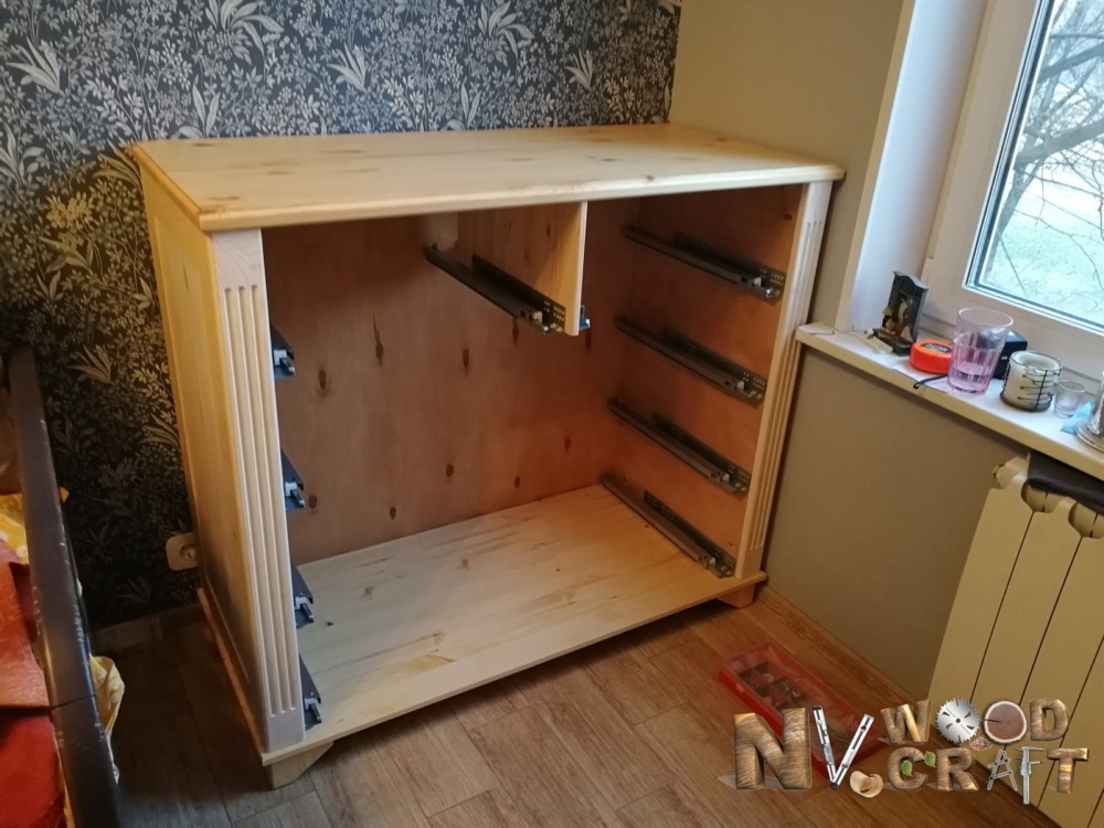 Chest of drawers for the bedroom, made of wood. Part 2 - My, Wood products, Furniture, With your own hands, Needlework with process, Needlework, Longpost