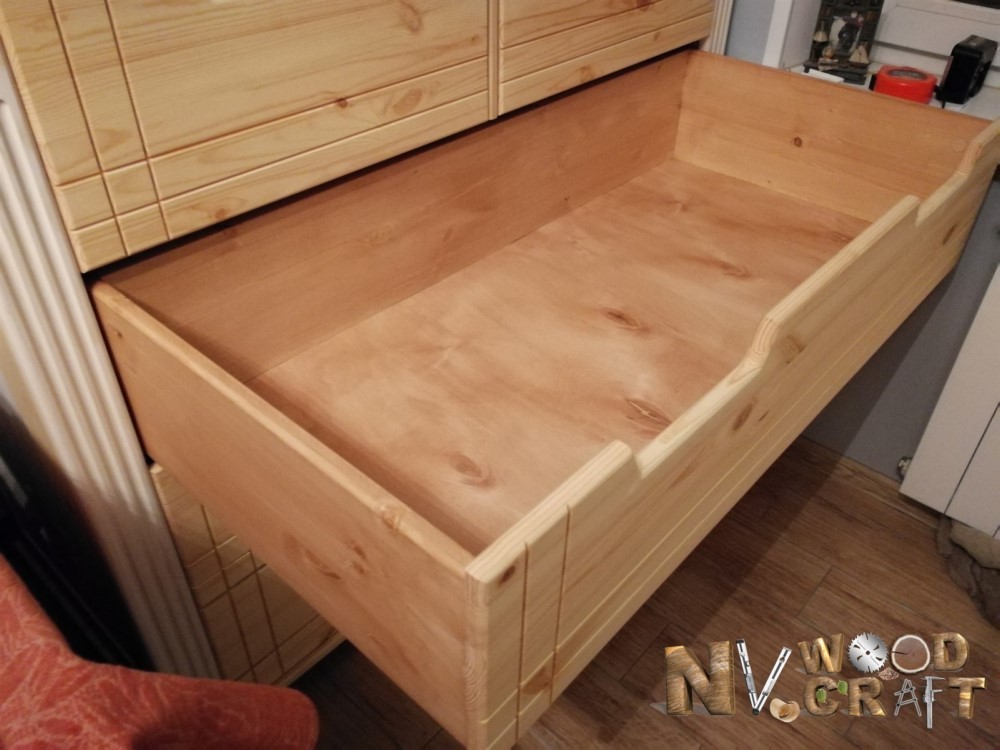 Chest of drawers for the bedroom, made of wood. Part 2 - My, Wood products, Furniture, With your own hands, Needlework with process, Needlework, Longpost