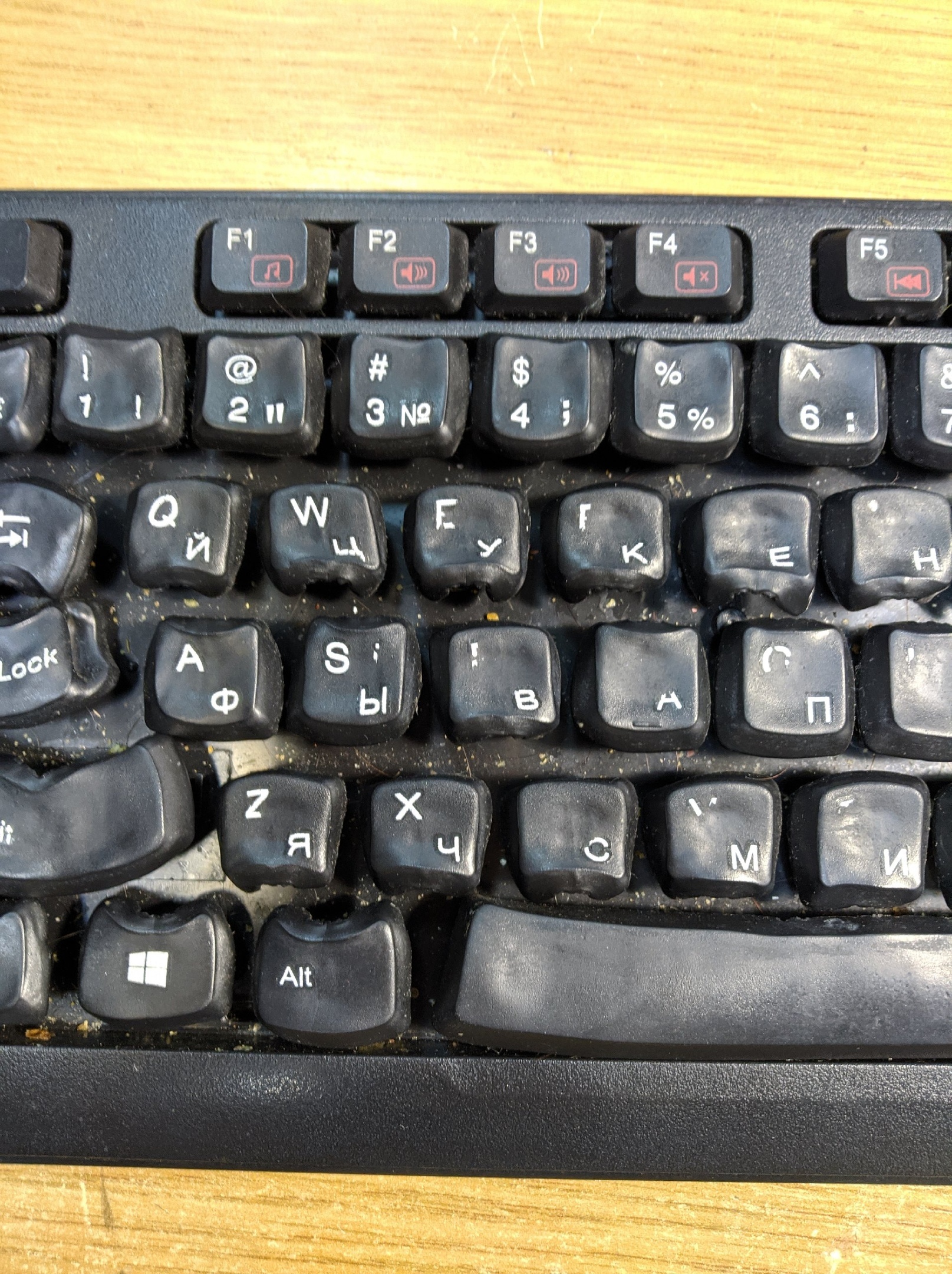 The story of spilled tea, continued... - My, Keyboard, Roast, Longpost