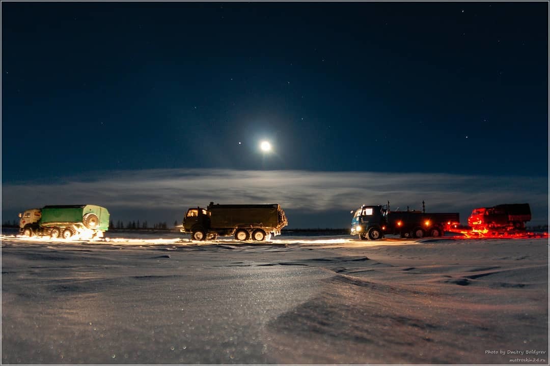 Зимник Норильск - Хатанга - Зимник, Арктика, Транспорт, Фотография, Длиннопост