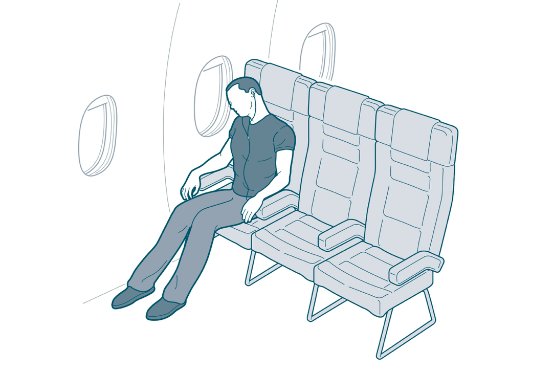 17 Weird Flight Sleeping Positions Recommended by Real Travelers - A life, Peace, Travels, Advice, Laughter (reaction), Technologies, Flight, Curiosity, Longpost