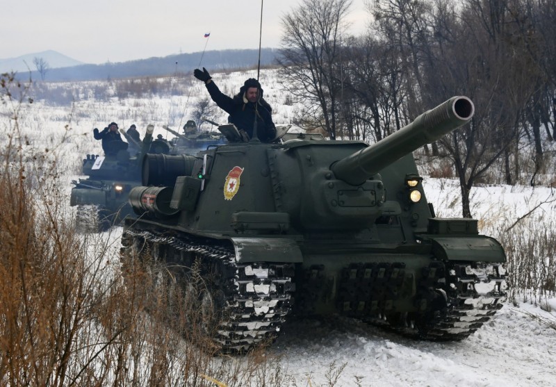 Demonstration trip - Tanks, IS-3, Isu-152, Technics, The photo, A selection, Russian army, Weapon, Longpost