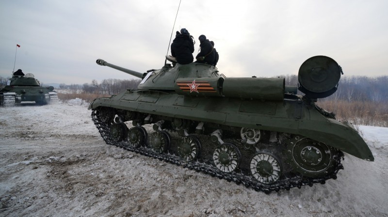 Demonstration trip - Tanks, IS-3, Isu-152, Technics, The photo, A selection, Russian army, Weapon, Longpost