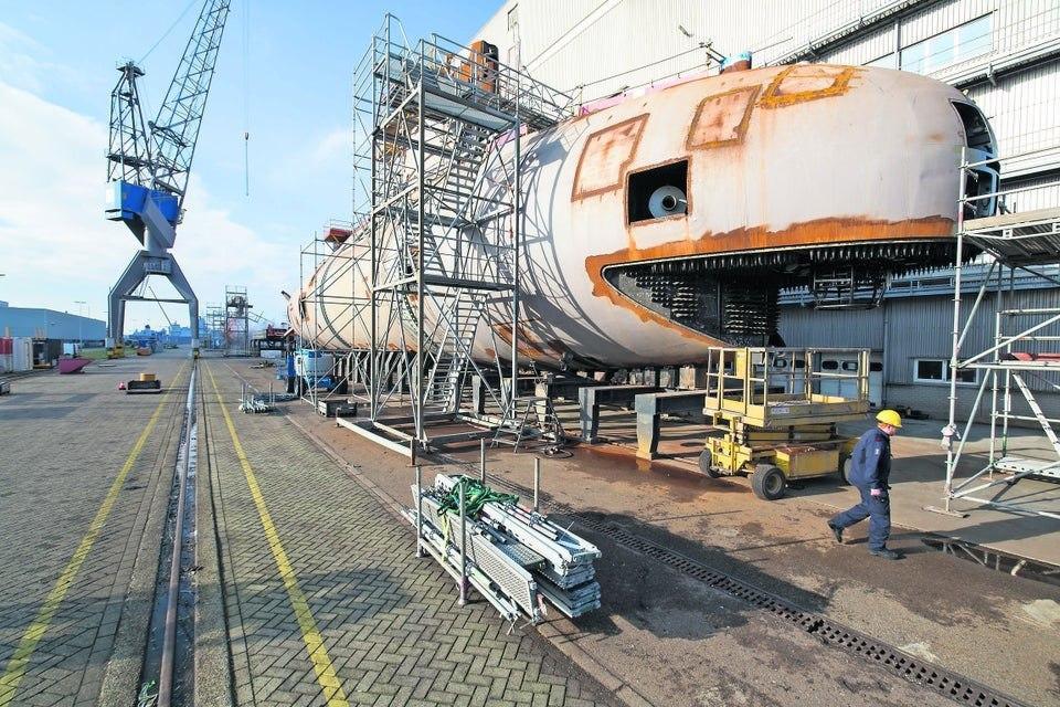 Cheerful Sea Lion - Submarine, Navy, Netherlands (Holland), Dry dock