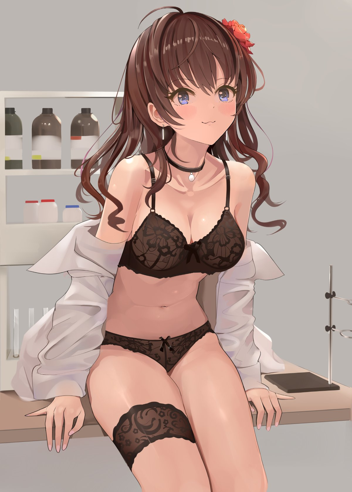 Shiki-nyan - NSFW, Shiki ichinose, Anime, Anime art, The idolmaster, Idolmaster Cinderella Girls, Underwear, Pantsu