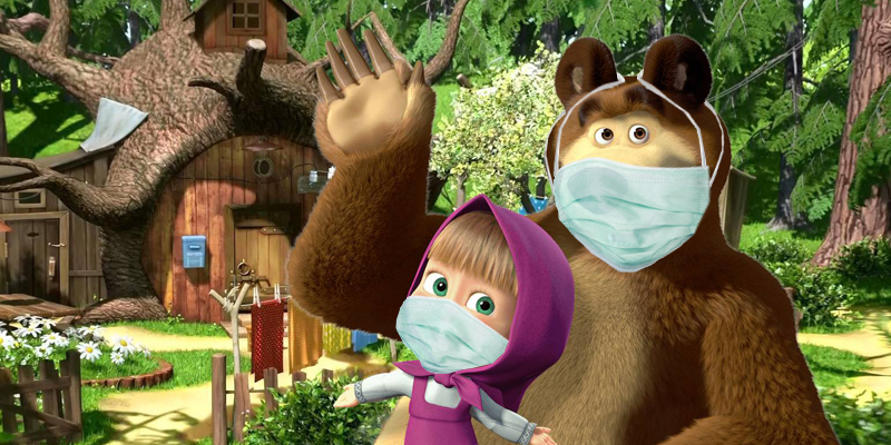 When a Chinese relative came to visit - Humor, Cartoons, Masha and the Bear, Coronavirus