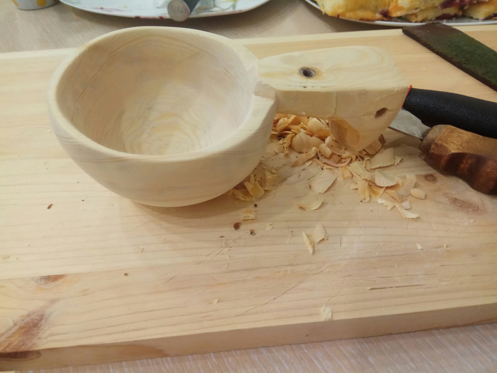 How I made kuksa and what came out of it... - My, Kuksa, With your own hands, Fishing, Rukozhop, Woodworking, Longpost