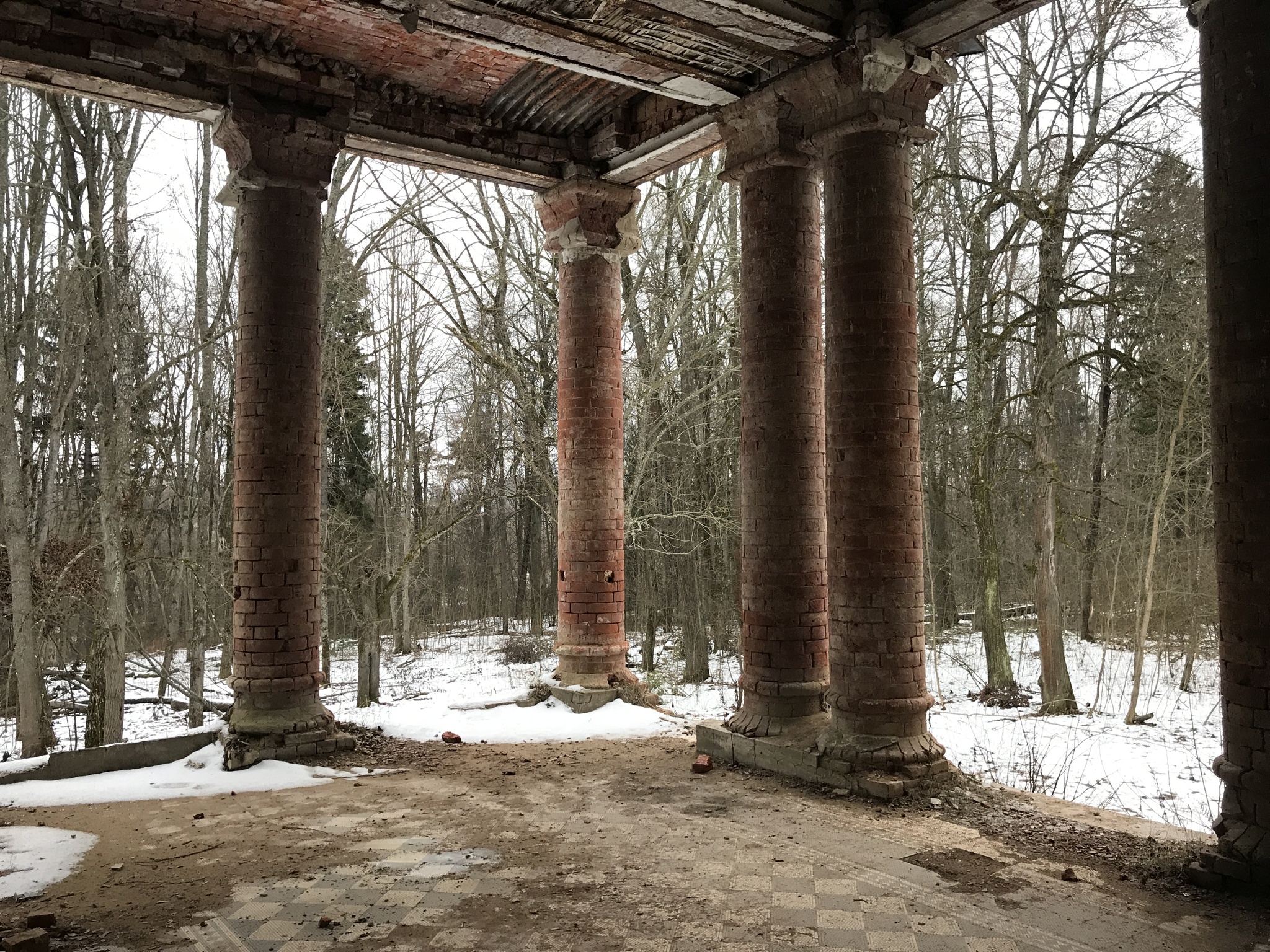 Russian eclecticism | Ruins of a boyar estate - My, Travels, Tourism, Abandoned, Manor, Pavlishchev Bor Estate, Video, Longpost