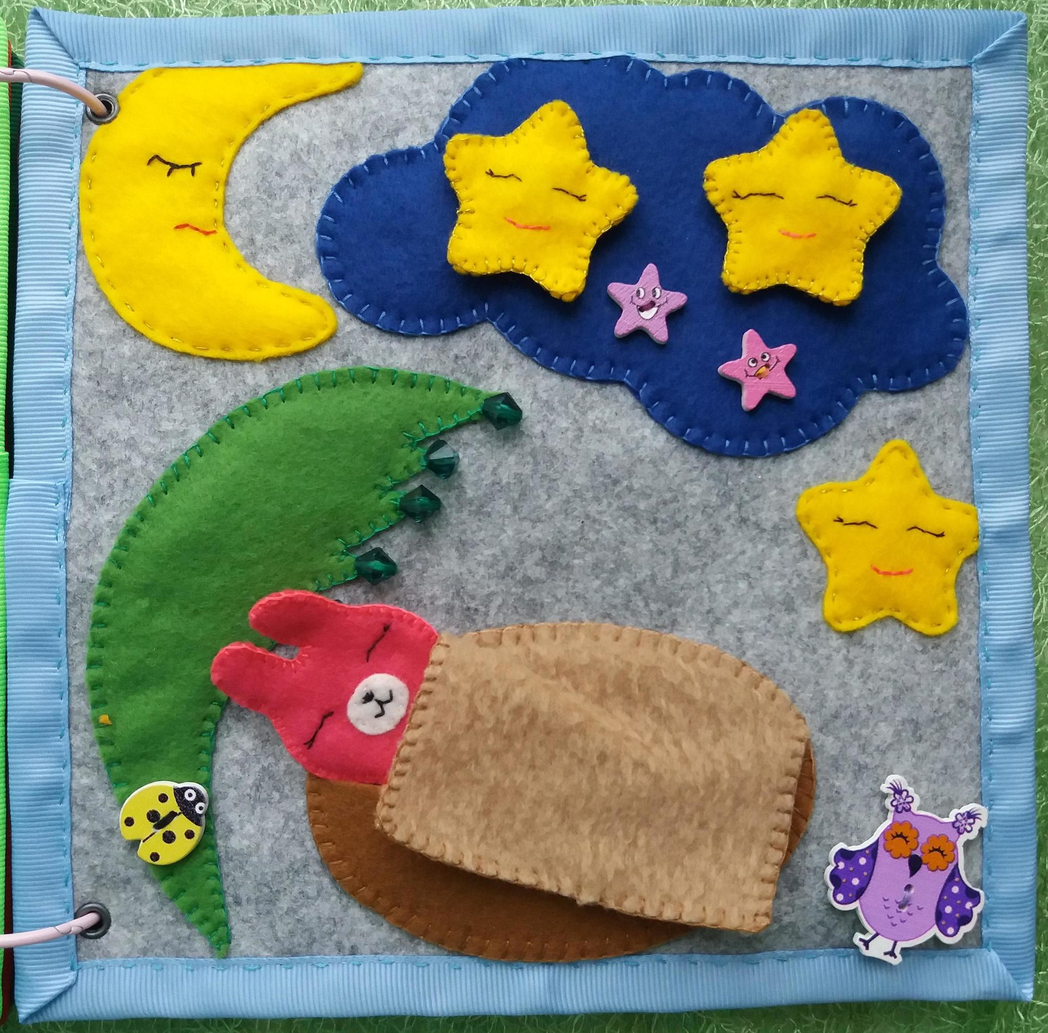 Felt book - My, Developing, Handmade, Children, With love, Fine motor skills, Longpost, Needlework without process