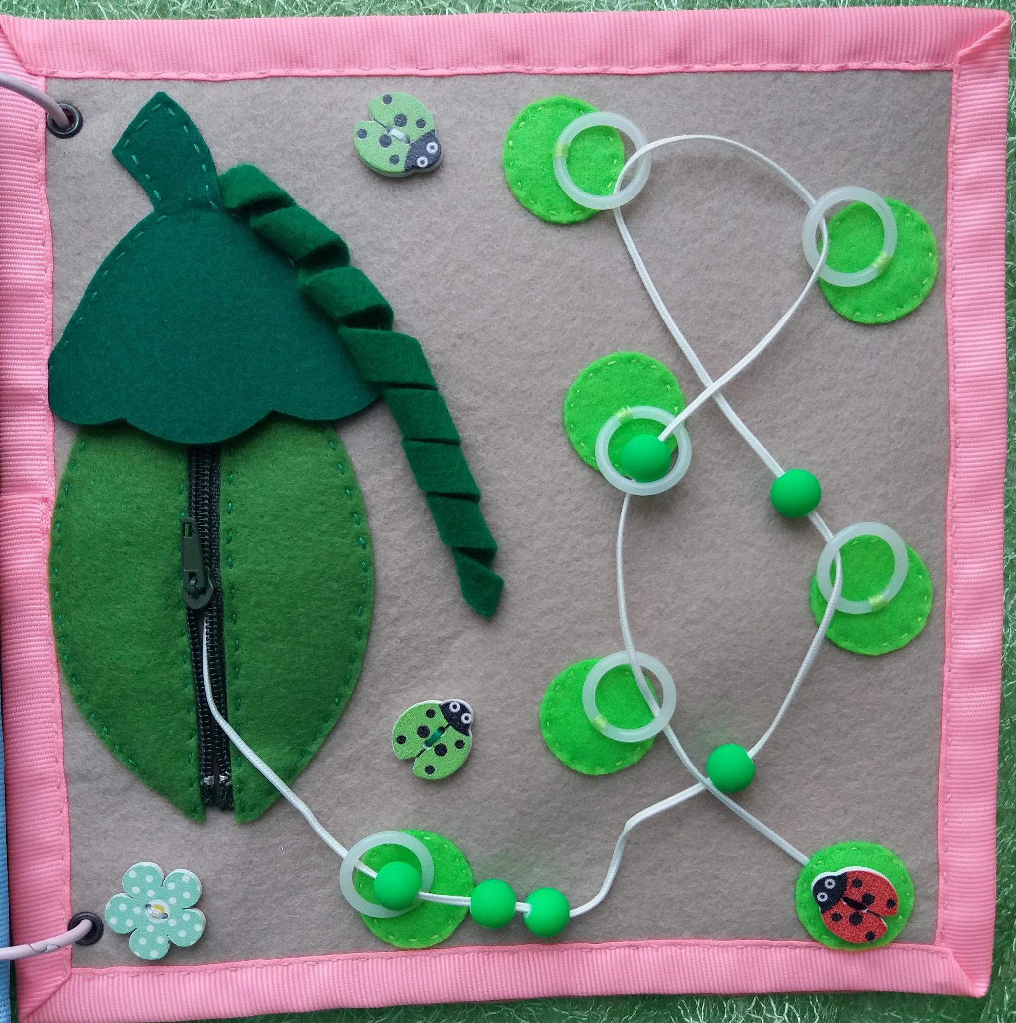 Felt book - My, Developing, Handmade, Children, With love, Fine motor skills, Longpost, Needlework without process