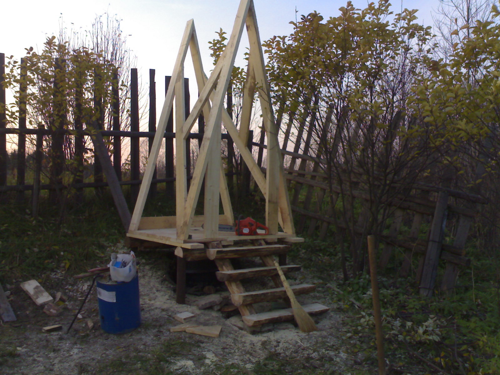 What you can't do without on a construction site - My, Favorite dacha, Dacha, Toilet, Building, Longpost