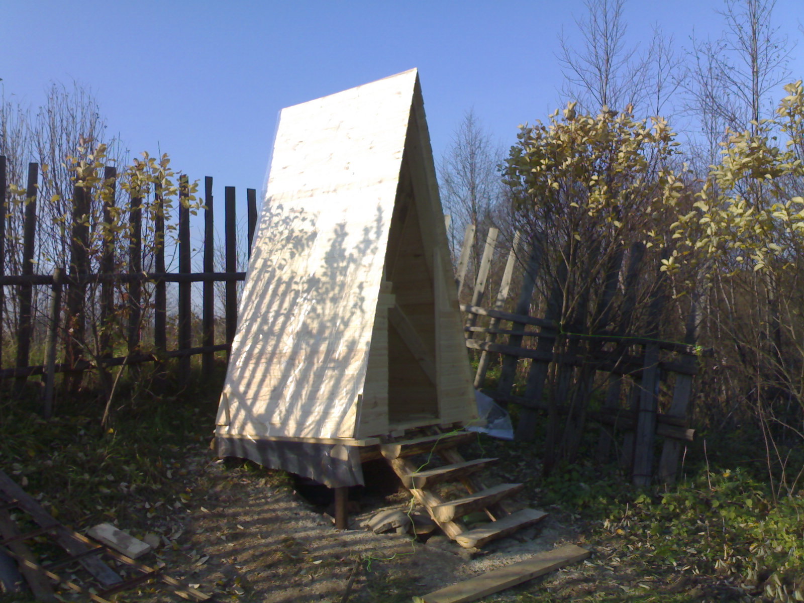 What you can't do without on a construction site - My, Favorite dacha, Dacha, Toilet, Building, Longpost