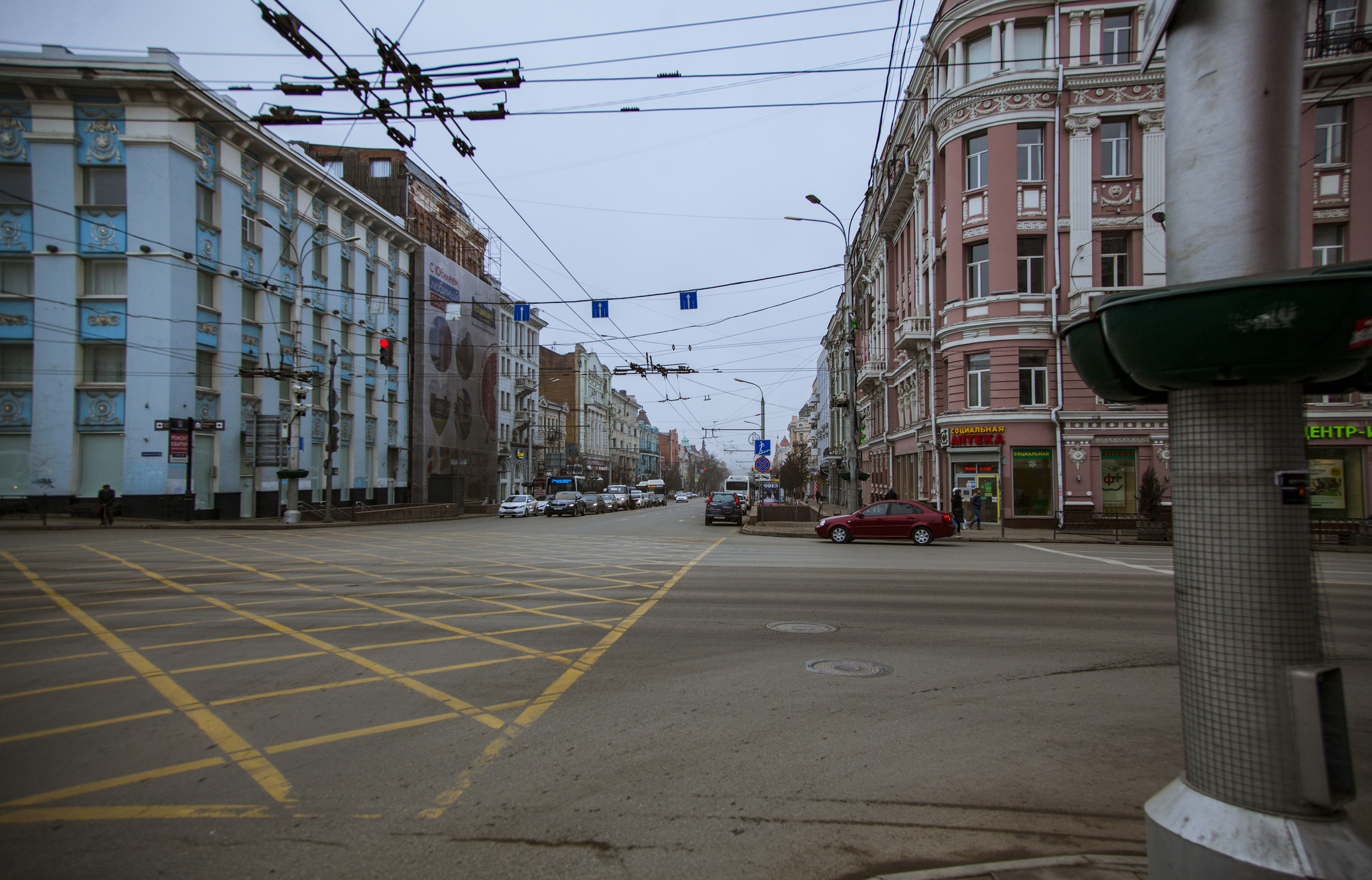 Walk around Rostov-on-Don - My, Rostov-on-Don, City walk, Fog, The street, cat, Architecture, Town, Travel across Russia, Longpost