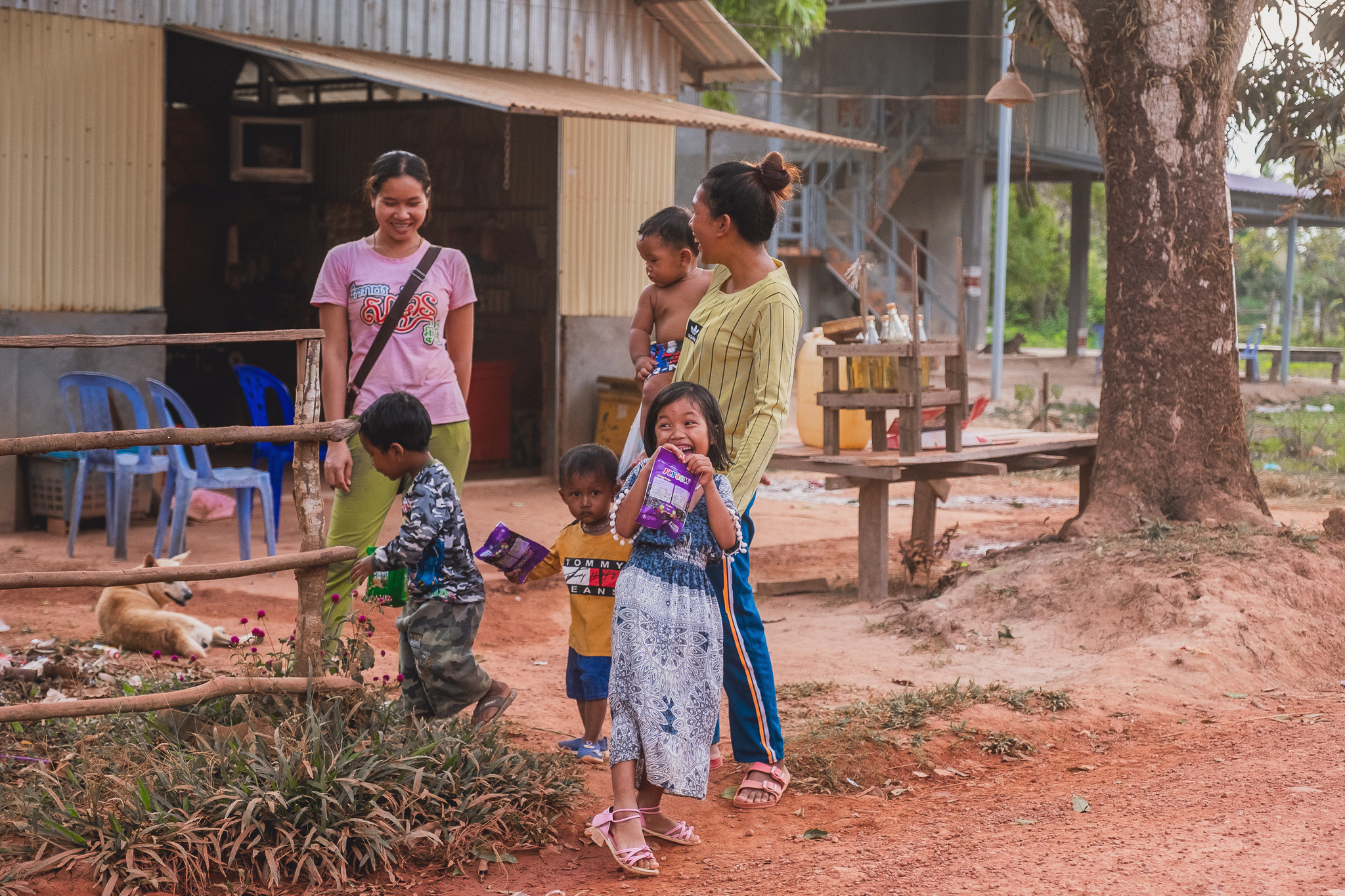 Cambodia - a village the size of a country - My, The photo, Travels, Children, Village, Portrait, Poverty, Monks, Longpost