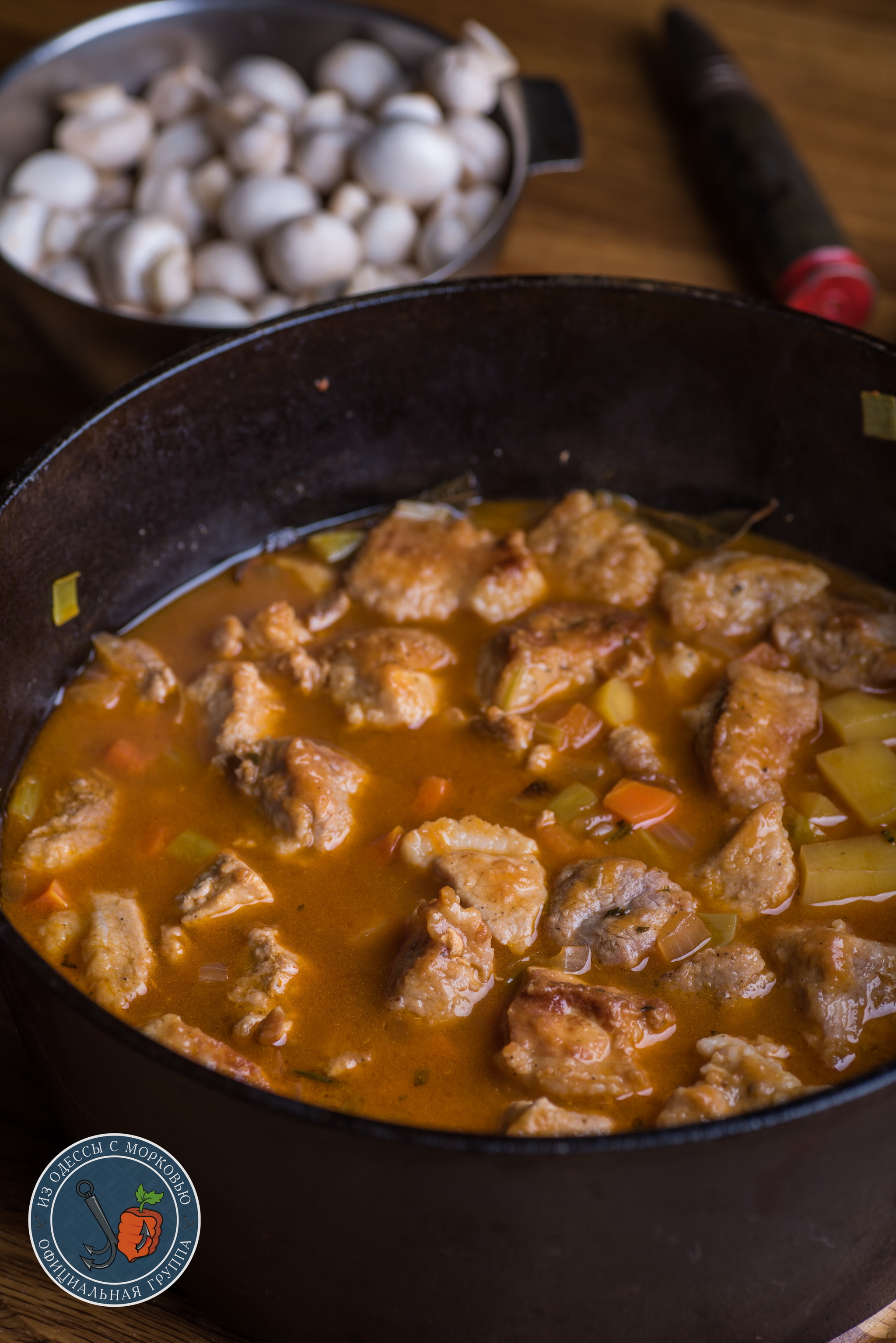 Wellingham Deathclaw Pork pot pies. Meat stew with vegetables and puff pastry. Universe: Fallout - My, From Odessa with carrots, Fallout, Recipe, Cooking, The photo, Food, Longpost