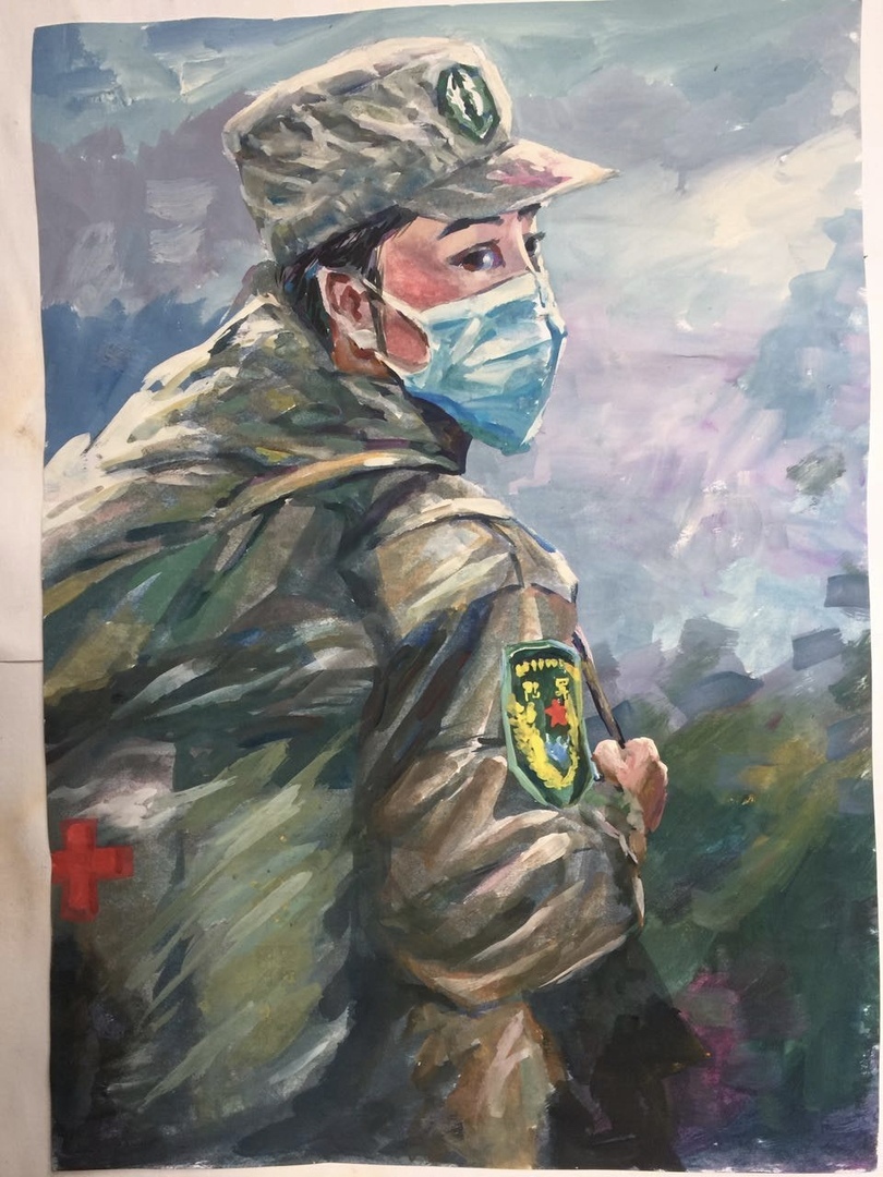 Coronavirus outbreak inspires paintings - Painting, China, Coronavirus, Artist, Longpost