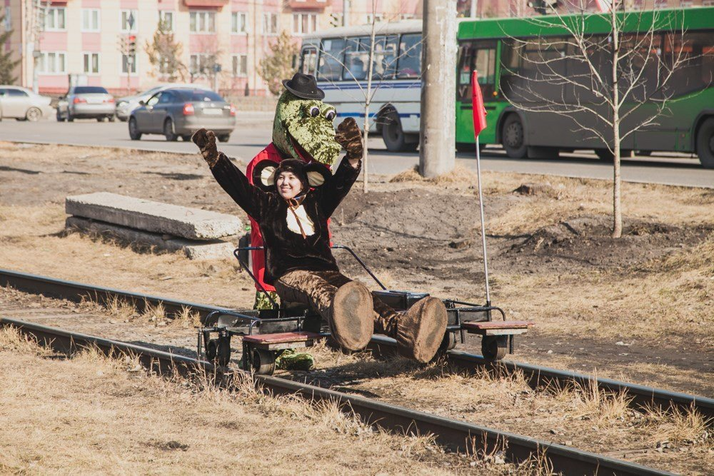 These various handcars - Railway, Trolley, Longpost