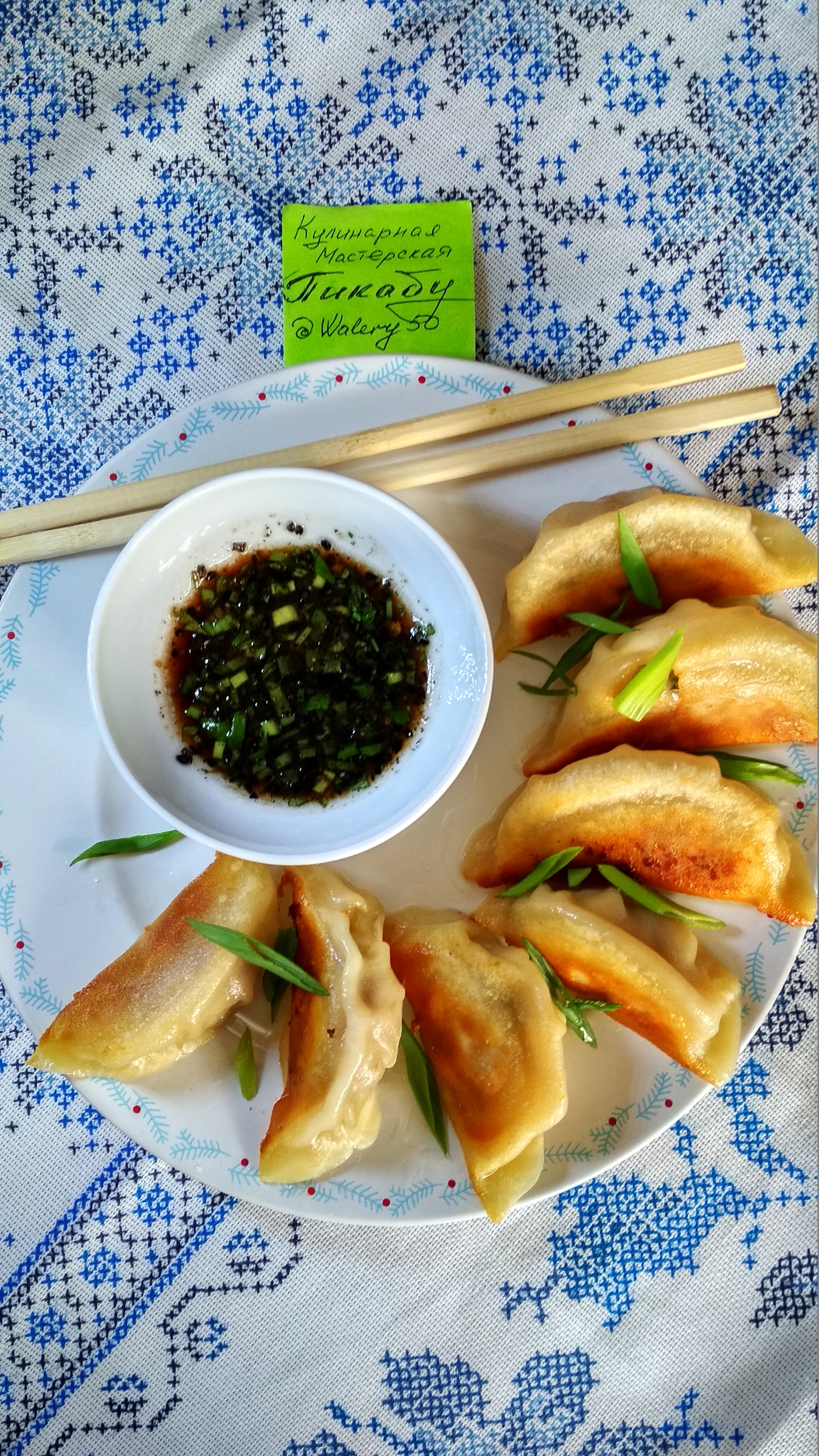 Gyoza - my version - My, Recipe, Dumplings, Longpost, Gyoza