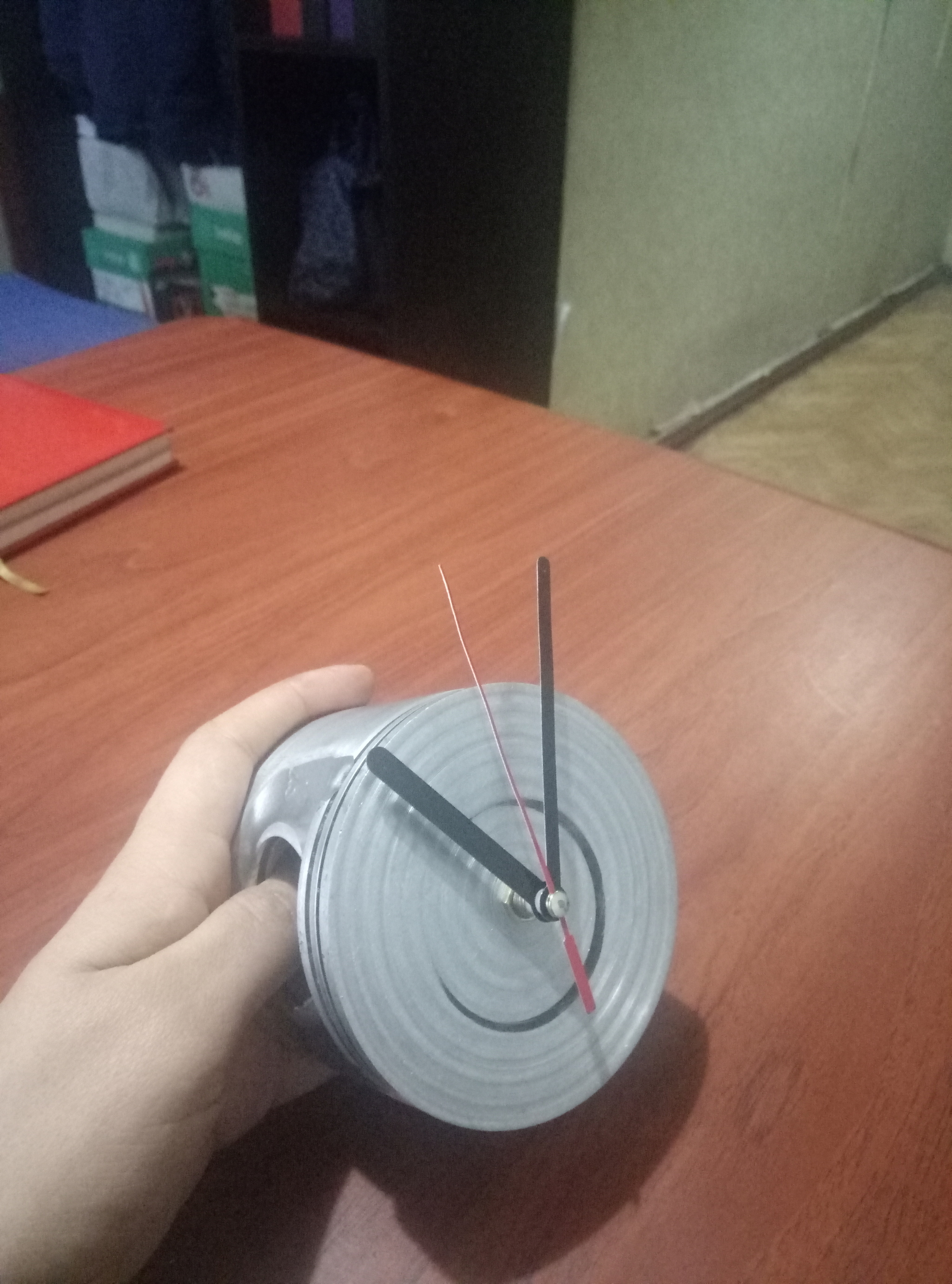 Piston watch - My, Needlework, Clock, Longpost, Needlework with process